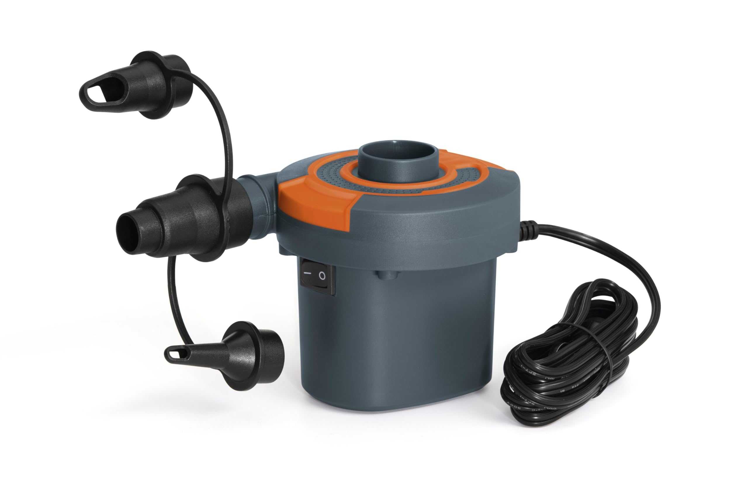 Bestway Unisex-Adult Inflatable Air Pump - Portable Electric Air Blower for Pool Floats, Air Mattresses, and Inflatables - Fast Inflation & Deflation - Ideal for Camping, Beach Trips, and Home Use