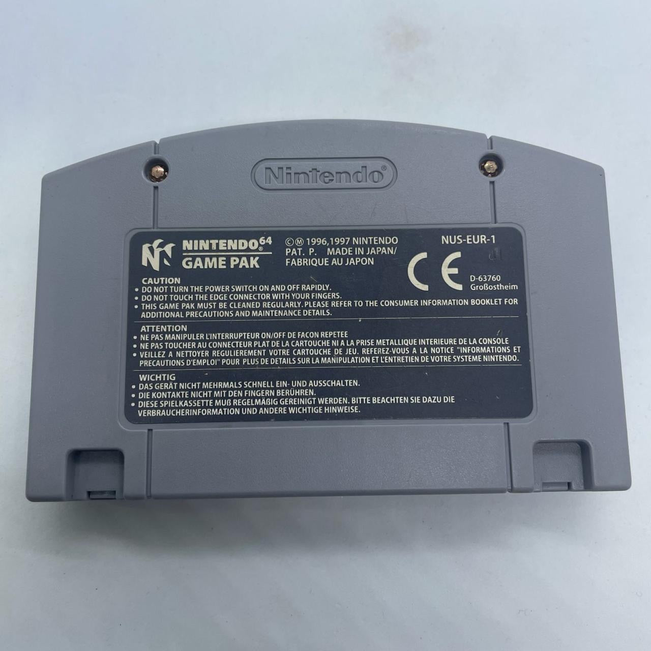 Original Banjo-Kazooie Nintendo 64 (N64) Game Cartridge - PAL Version | Classic Platform Adventure Game for Retro Gaming & Collectors | Perfect for Nostalgic Play & Display
