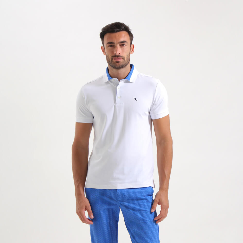 ANATOMY Stretch Pique Slim Fit Polo Shirt for Men - Breathable Comfort & Modern Style | Perfect for Business Casual, Golf & Everyday Wear | Final Sale