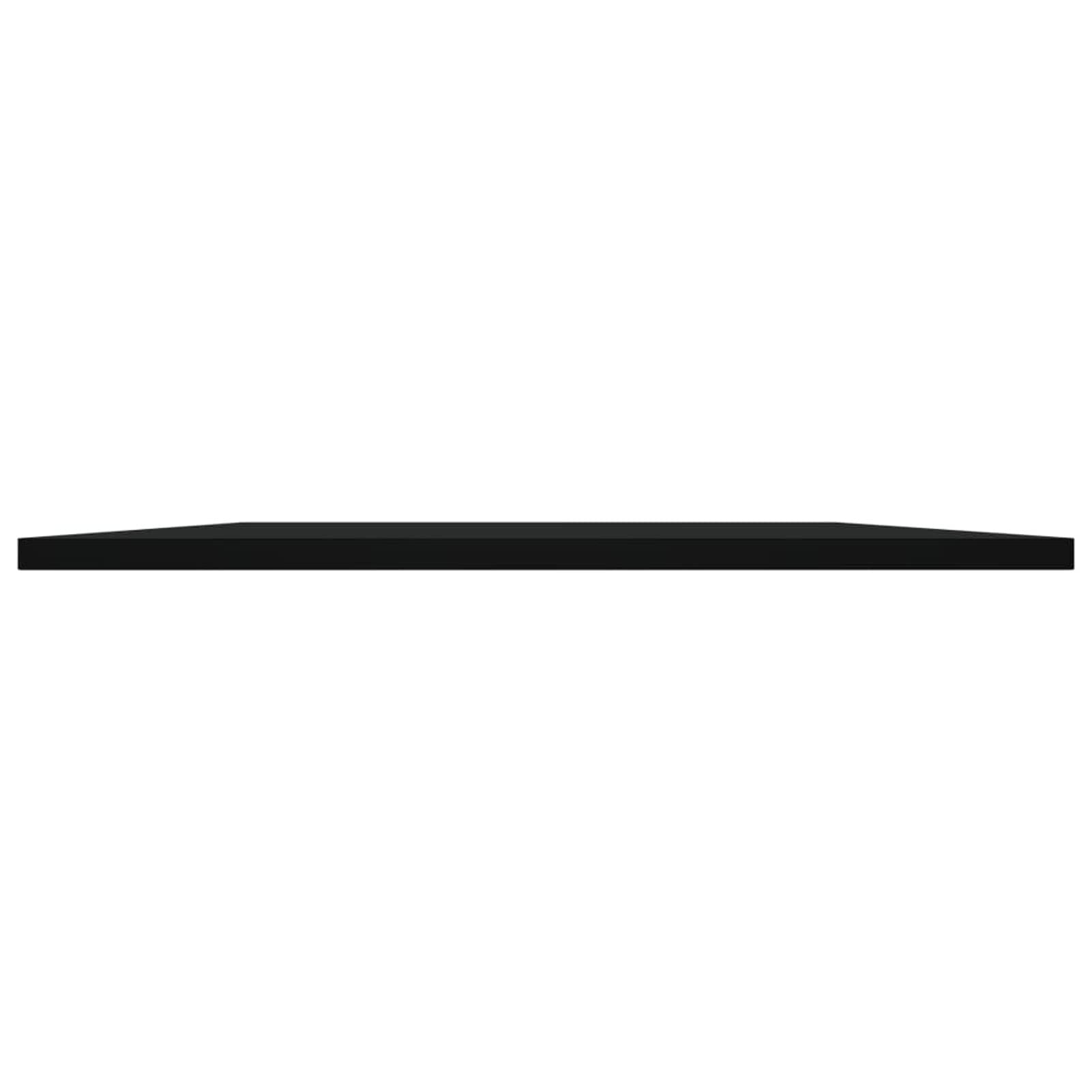Tidyard 4-Piece Black Bookshelf Replacement Panels - 39.4 x 19.7 x 0.6 Inches Chipboard Shelves for Bookcase & Storage Cabinet - Perfect for Home Office, Living Room & Bedroom Organization