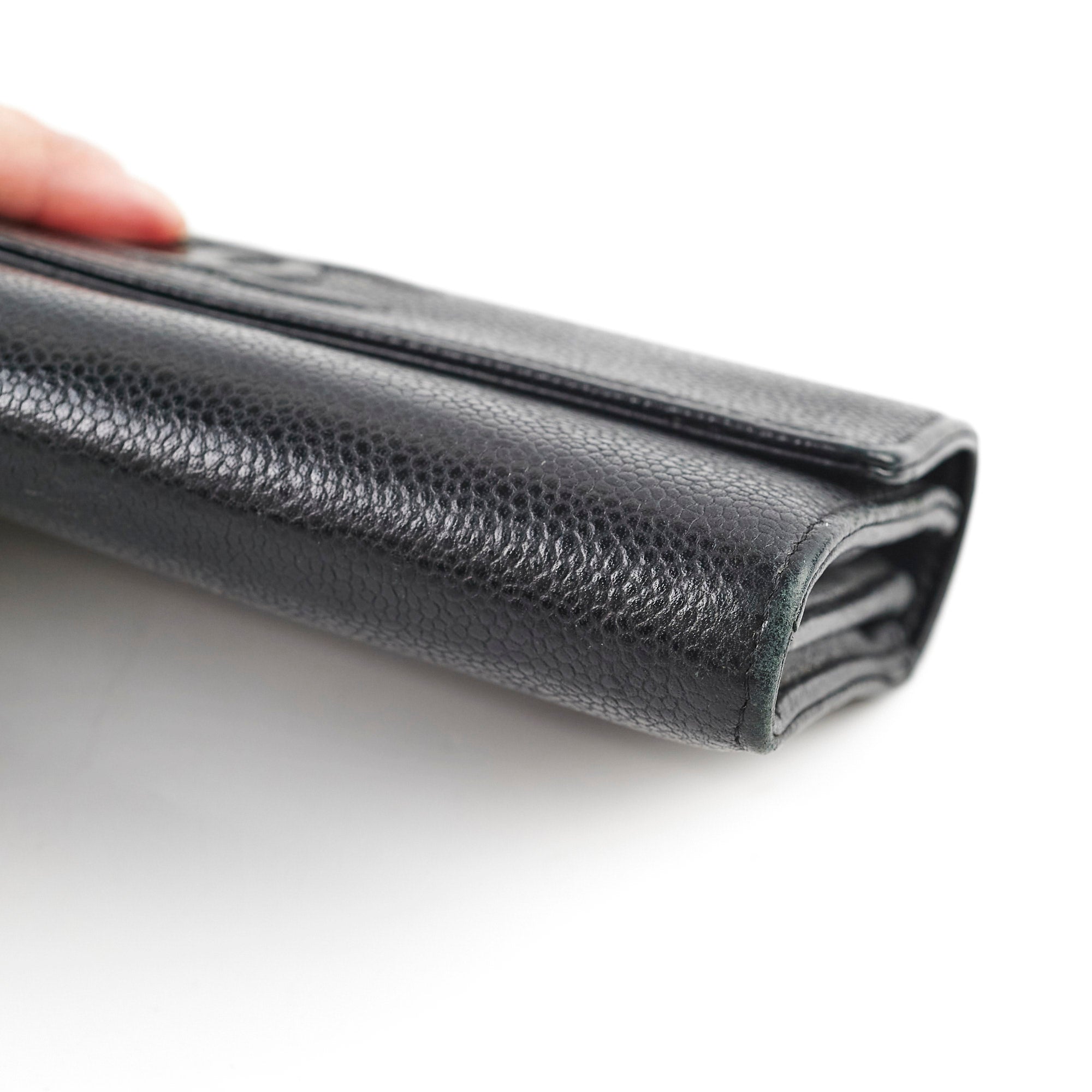 Chanel 18 Series Black Long Wallet for Women | Luxury Leather Zip Around Clutch | Perfect for Everyday Use, Travel & Special Occasions