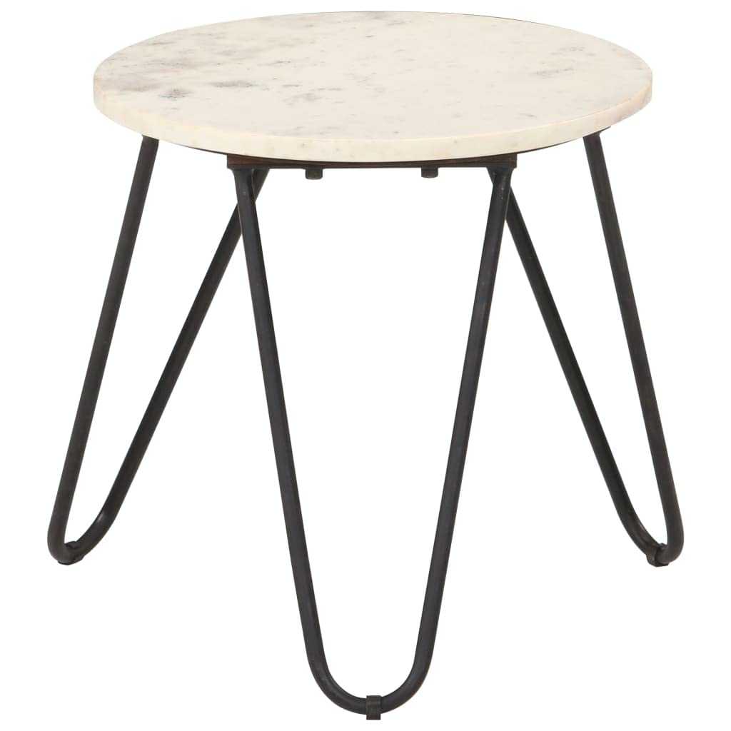 SKM White Marble Coffee Table - 15.7