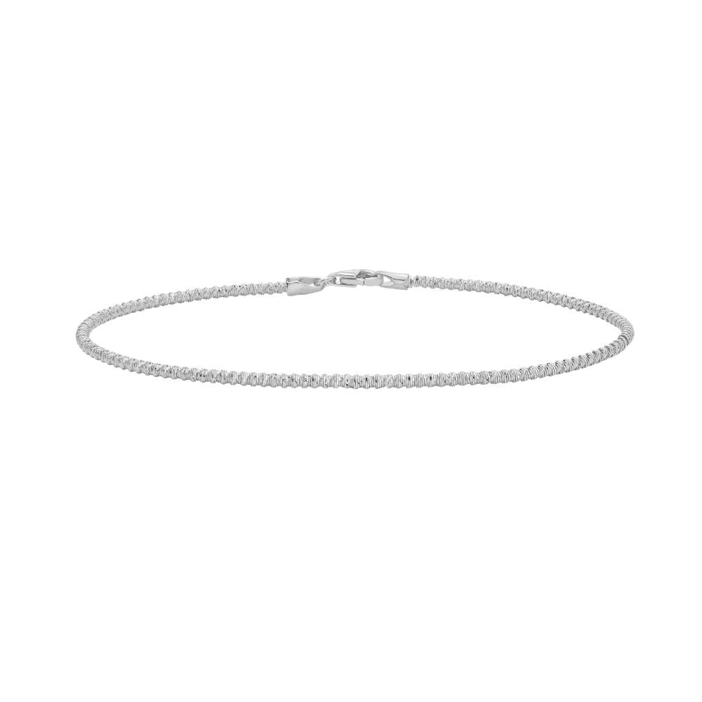 14K Gold 1.7mm Sparkle Spring Chain Necklace - Dainty Layering Jewelry for Women, Perfect for Everyday Wear & Special Occasions
