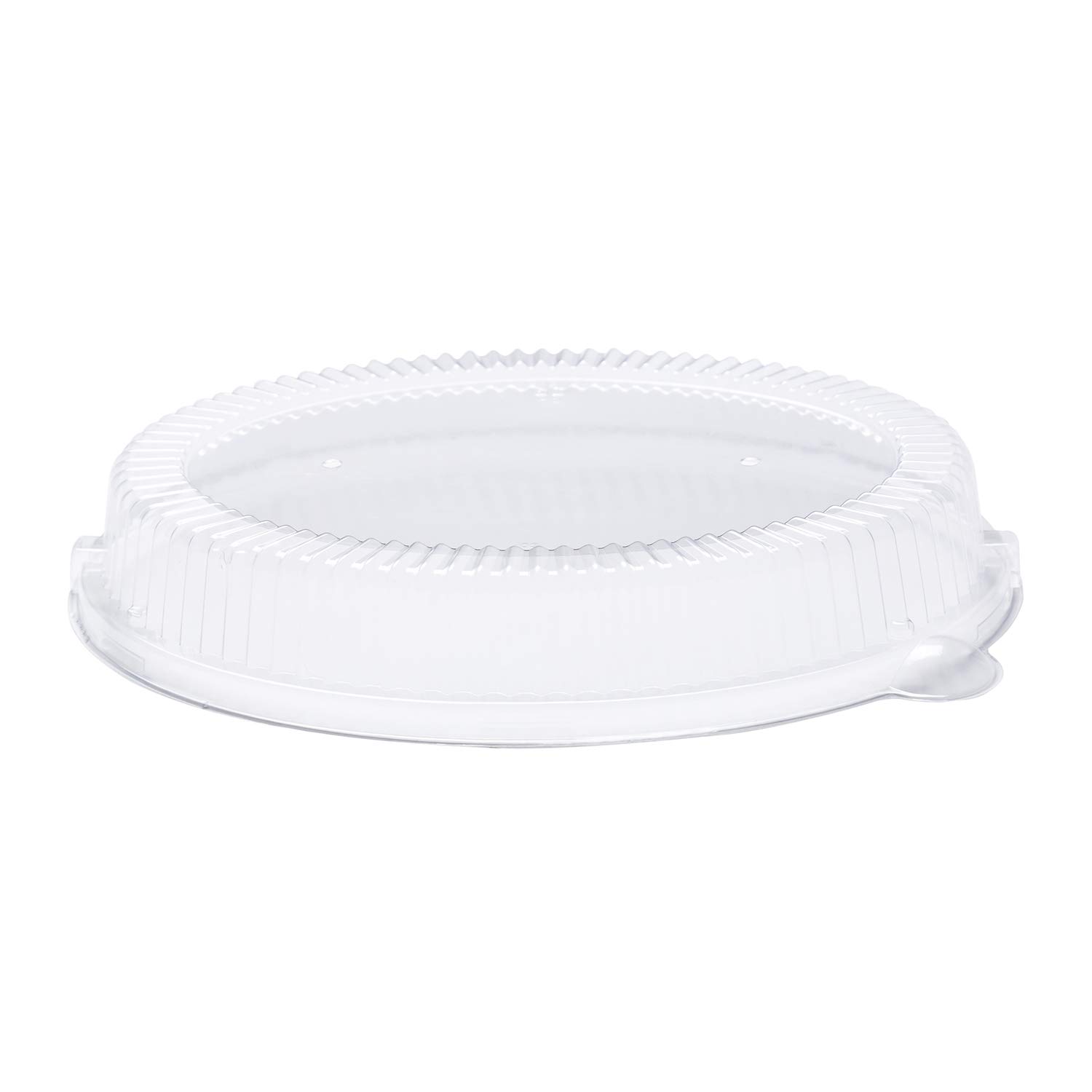 CiboWares 250-Pack Disposable Vented Plastic Lids for 32 oz Food Containers | Leak-Proof, Microwave Safe | Perfect for Restaurants, Catering & Meal Prep