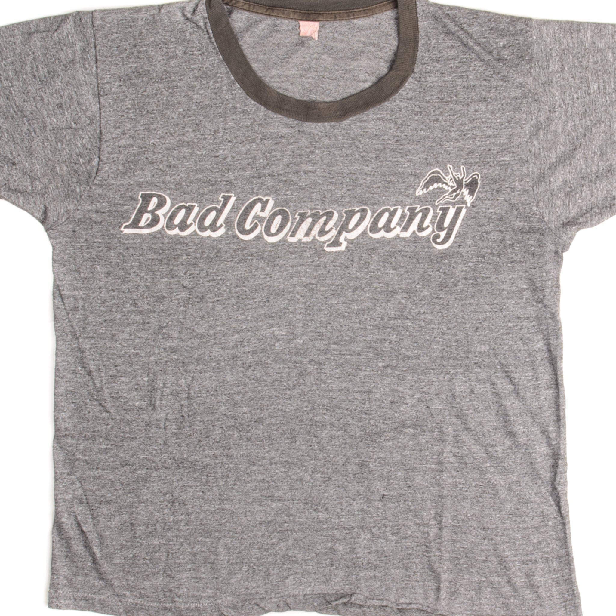 Vintage Bad Company Desolation Angels USA Tour 1979 T-Shirt - Small, Made in USA - Classic Rock Band Tee for Concerts & Casual Wear