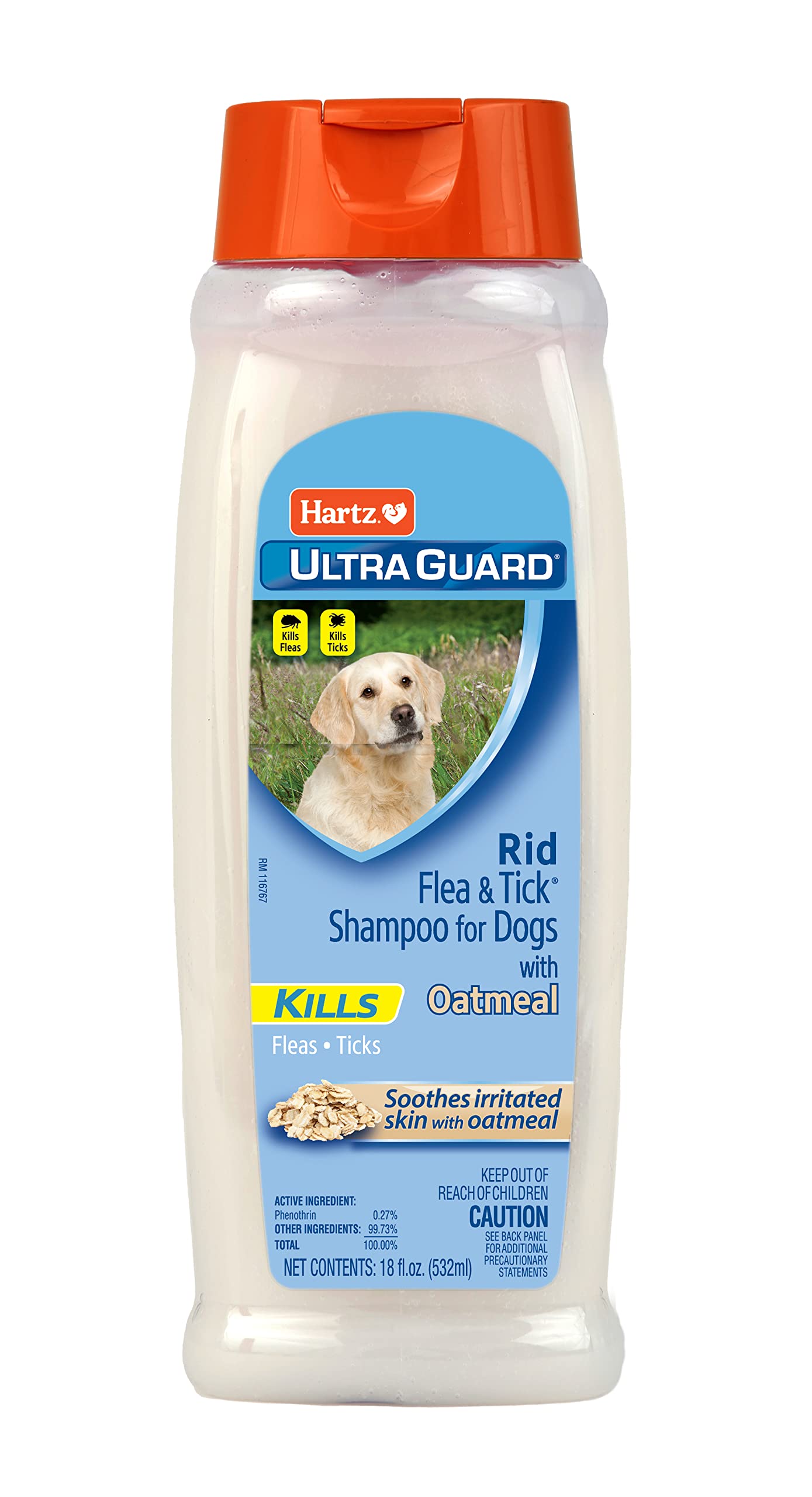 **Hartz UltraGuard Rid Flea & Tick Oatmeal Dog Shampoo for Small & Large Dogs – Soothing & Itch Relief – Flea & Tick Treatment – Model 3270002305 – Perfect for Bath Time & Pet Grooming**