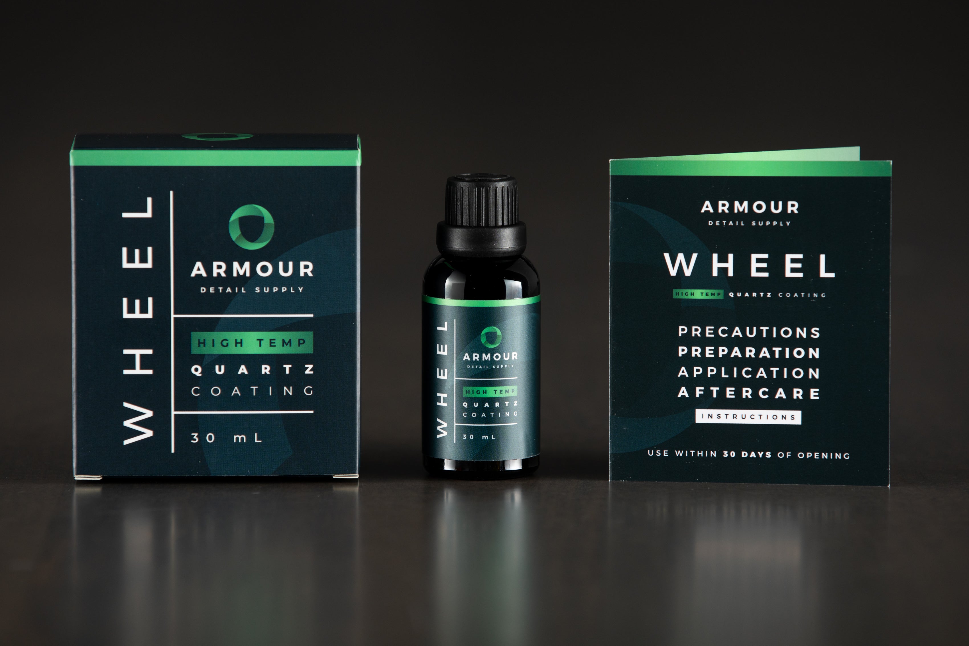 Armour Detail Supply Wheel Coating - Premium Car Wheel Protectant for Alloy & Chrome Rims - Long-Lasting Shine & Protection - Perfect for Car Detailing, Auto Shows & Daily Driving