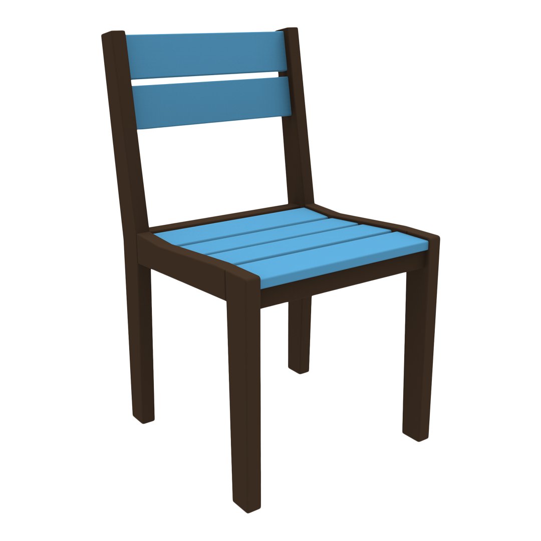 Stylish Coastline Cafe Dining Chair - Modern Wooden Bistro Chair for Kitchen, Restaurant & Patio - Perfect for Home, Cafe & Outdoor Dining
