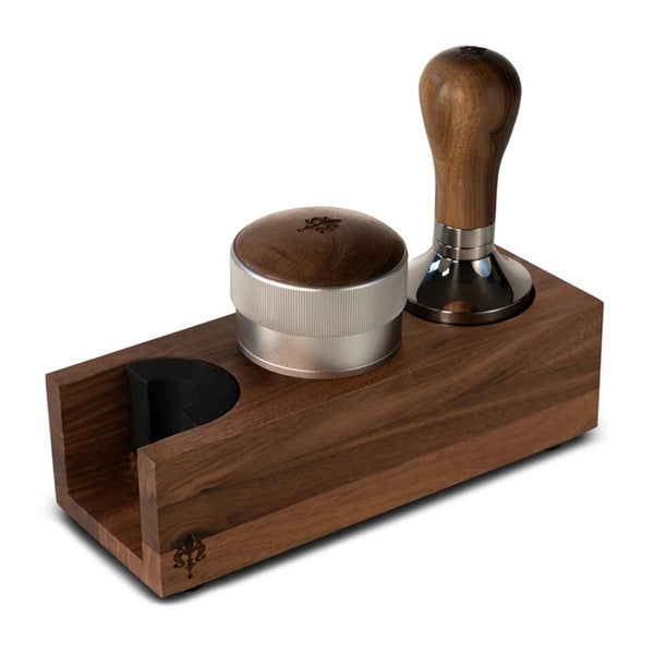 Eureka Coffee Tamping Station - Professional Espresso Tamper Stand with Silicone Mat for Baristas & Home Brewing - Perfect for Espresso Machines & Coffee Shops