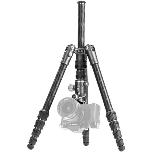Benro Bat Carbon Fiber Travel Tripod & Monopod with VX20 Ballhead - 5-Section Lightweight Compact Tripod for DSLR Cameras - Perfect for Travel, Hiking & Outdoor Photography