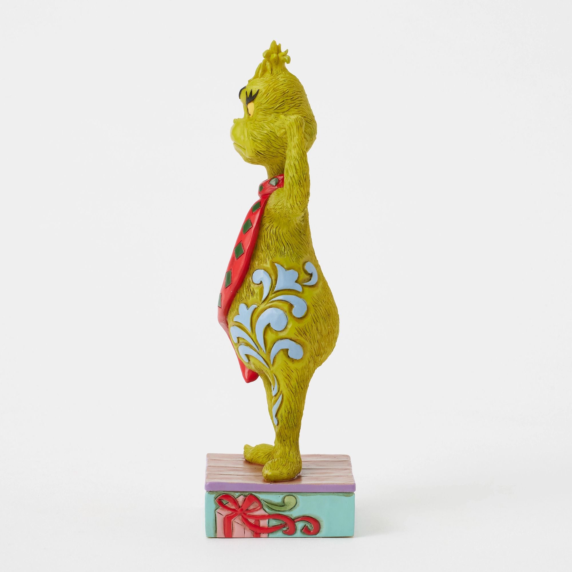 Grinch Plugging His Ears Figurine - Christmas Decor, Holiday Home Decoration, Whoville Collectible - Perfect for Xmas Tree, Mantel & Gift Giving