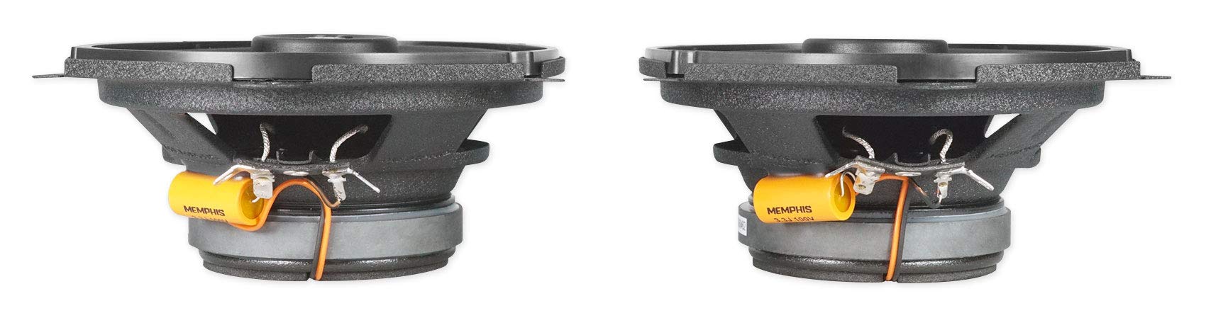 Memphis Audio PRX57 5x7 or 6x8 80W Car Speakers with Pivot Tweeters + Rockville Rockmat RM12-B 12 Sq Ft Sound Deadening Kit – Upgrade Your Car Audio System for Clearer Bass and Reduced Road Noise