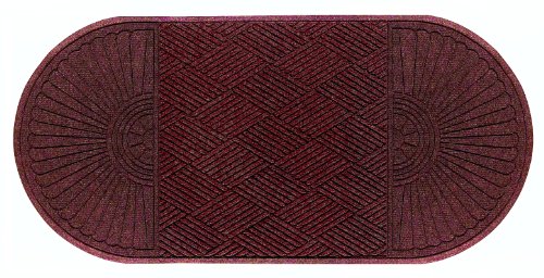 Premium M+A Matting 274 Waterhog Grand Classic Indoor/Outdoor Doormat - 3.5x11.7ft Polypropylene Fiber with Non-Slip SBR Rubber Backing - 3/8