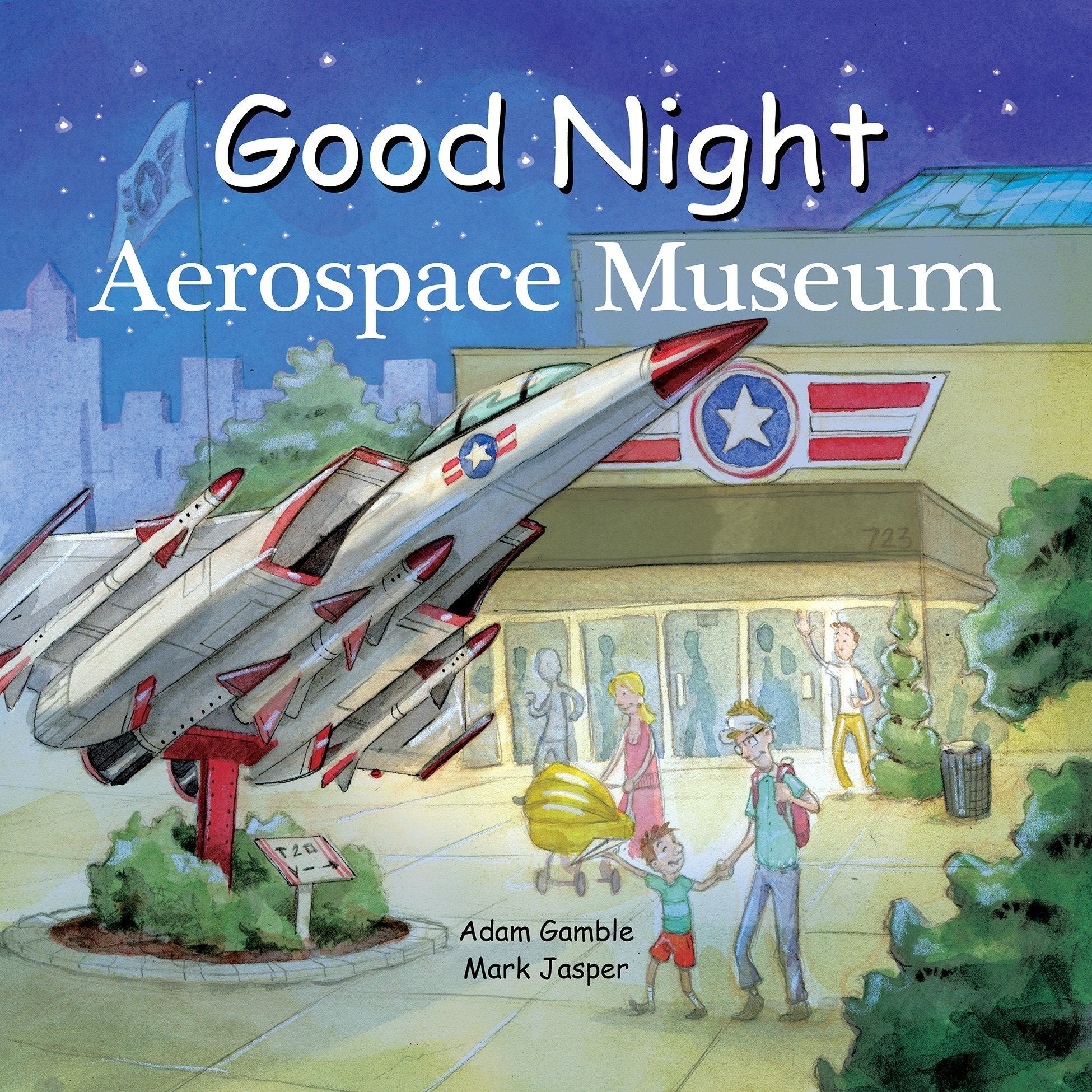 Good Night Aerospace Museum Book - Children's Bedtime Story & Educational Space Exploration Gift - Perfect for Bedtime Reading & Learning About Space