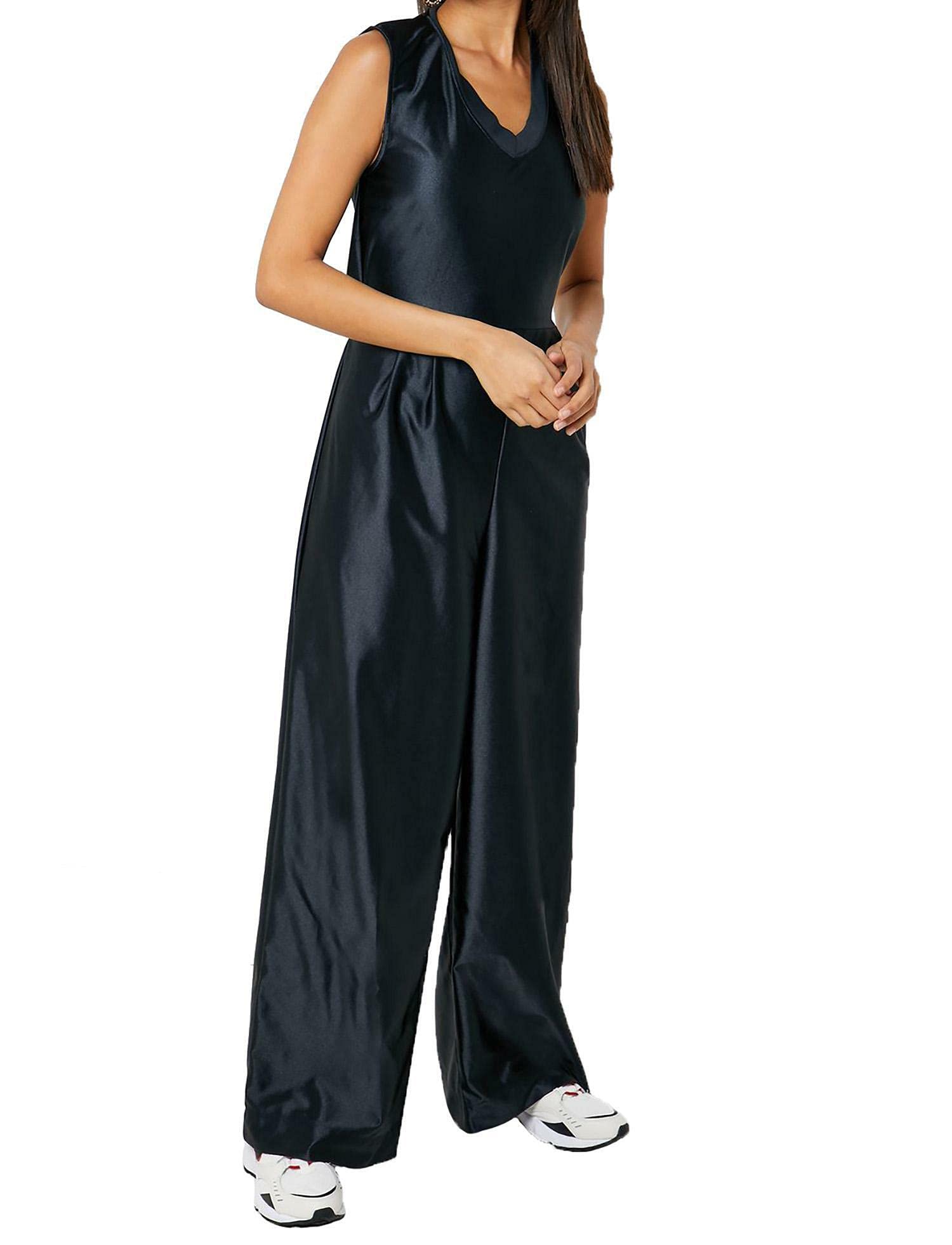 Nike Women's Running Jumpsuit - Breathable Workout Outfit for Fitness & Training - Black Size M - Perfect for Gym, Jogging & Outdoor Activities