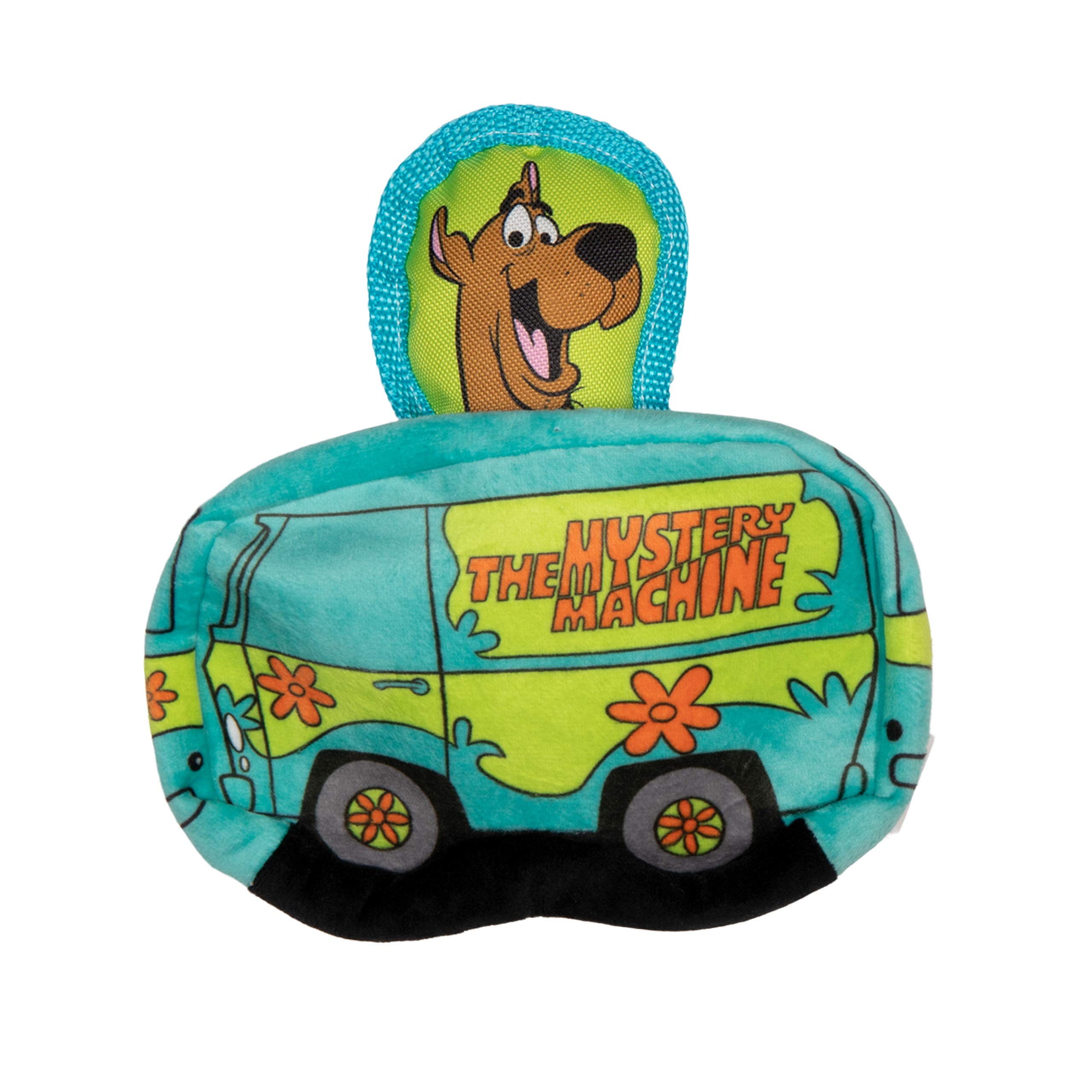 Scooby-Doo Mystery Machine Interactive Dog Toy - Hide & Seek Fabric Burrow for Small & Large Dogs - Soft, Durable & Fun in Blue, Green, Orange & Black - Perfect for Indoor Play & Mental Stimulation