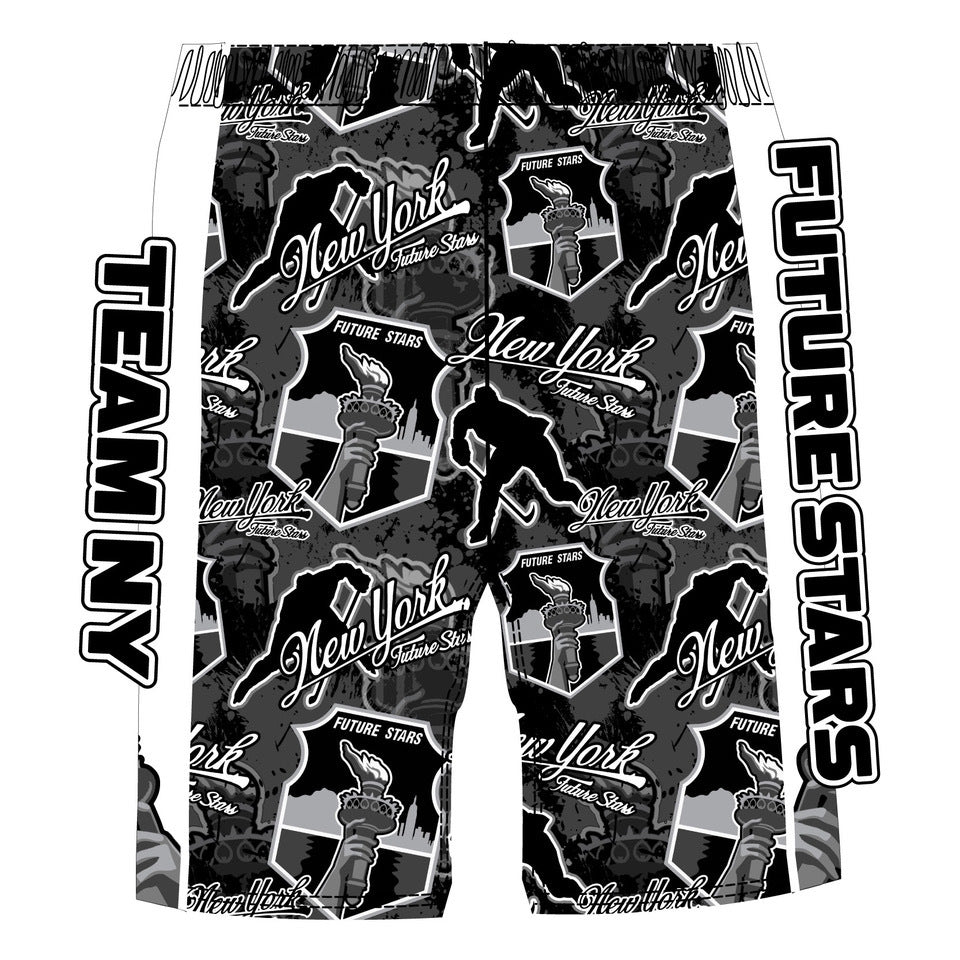 Future Stars Boys & Men's Hockey Shorts - Lightweight, Breathable & Quick-Dry for Training & Games - Perfect for Ice Hockey, Street Hockey & Casual Wear