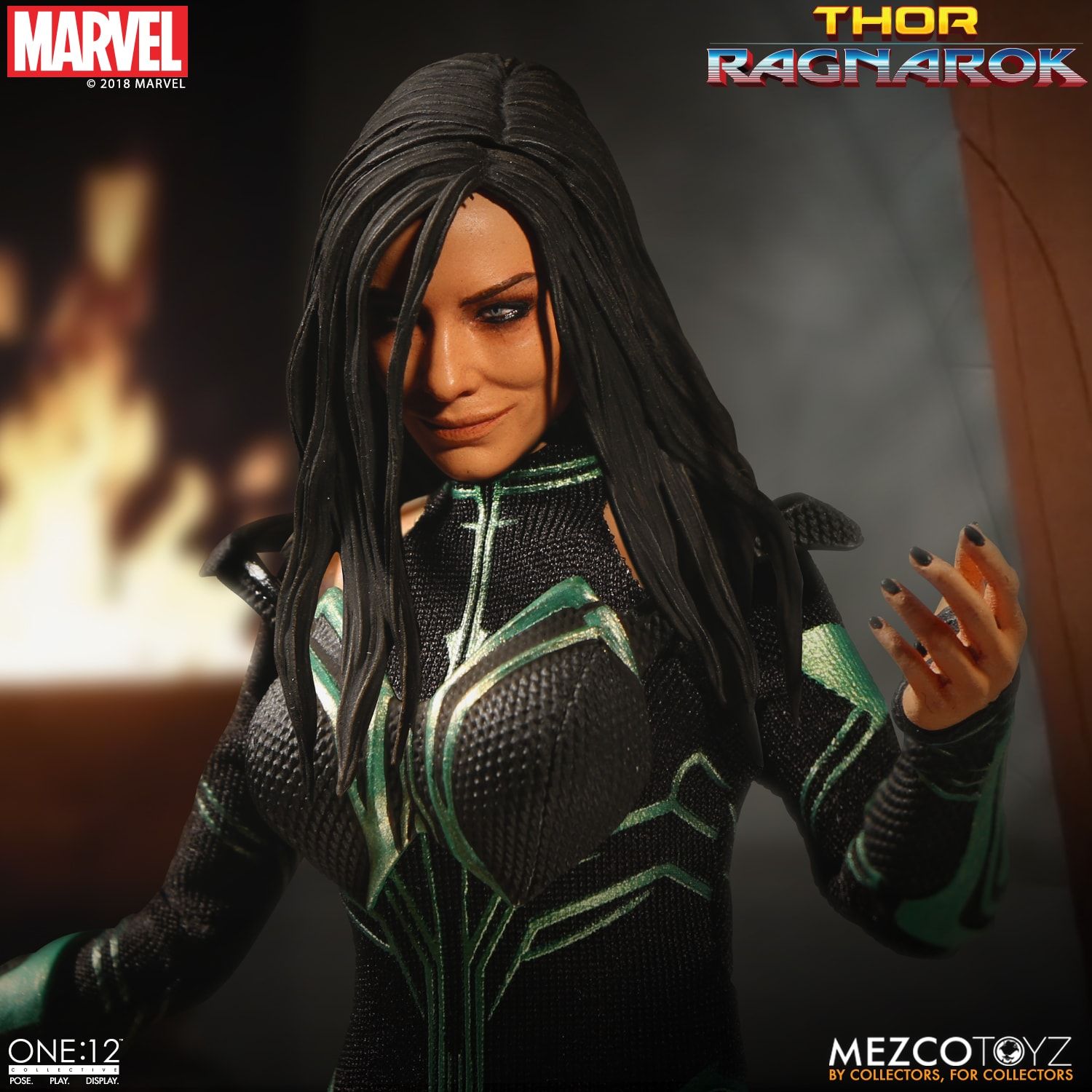 Mezco Toyz One:12 Collective Marvel Comics Thor Ragnarok Hela 1/12 Scale Action Figure - Premium Collectible for Marvel Fans, Display & Role Play