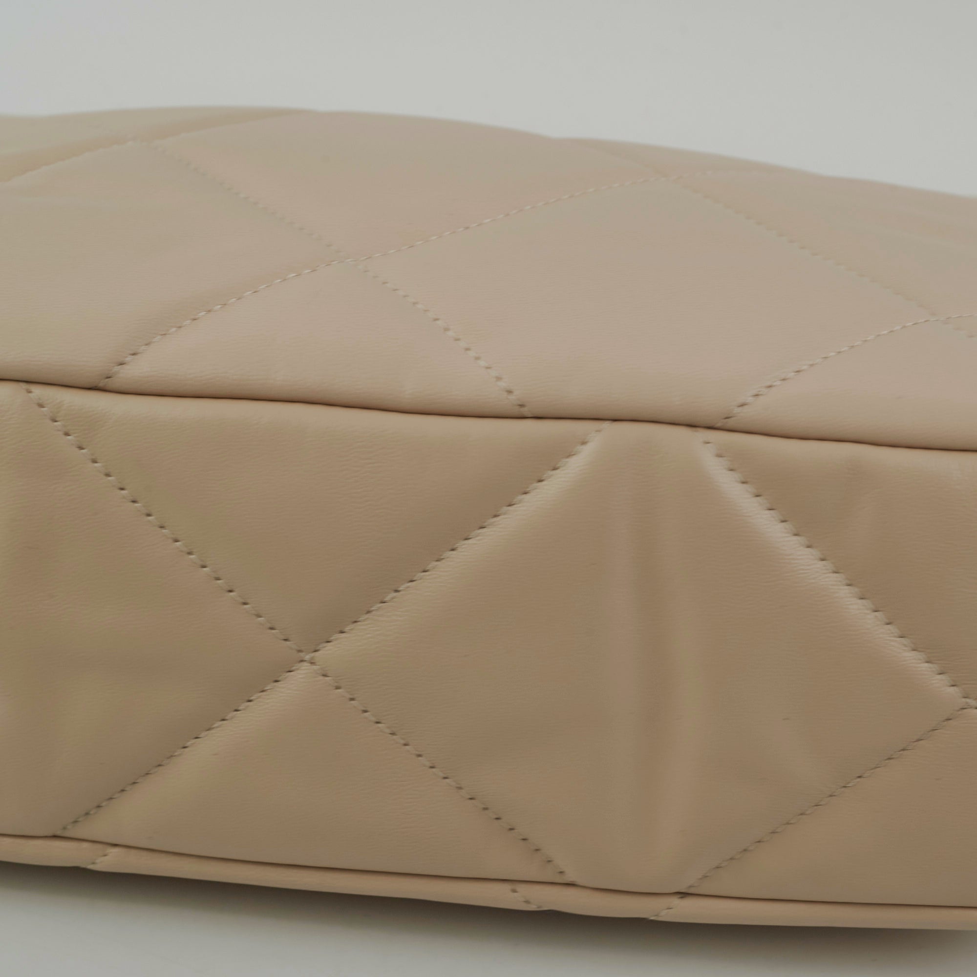 Chanel Medium/Large 19 Flap Bag in Beige - Luxury Designer Handbag for Women, Perfect for Work, Travel & Everyday Use