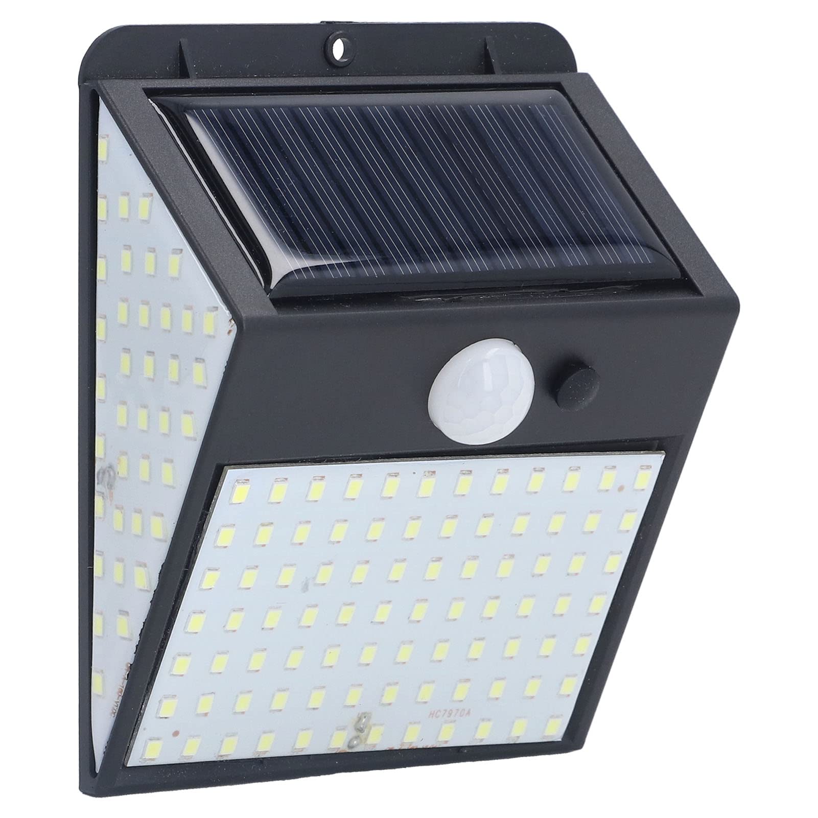 Tomantery Solar Outdoor Lights - Wireless ABS Motion Sensor Solar Lights with High Sensitivity & IP65 Waterproof LED for Garage, Garden, Pathway, Patio & Yard Lighting