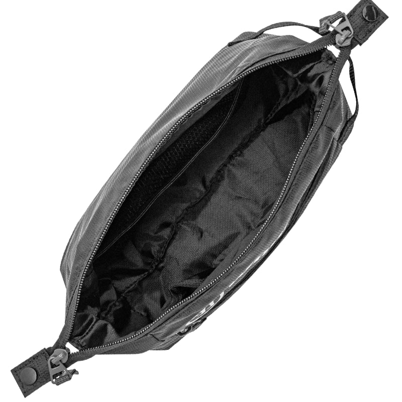 Warrior Core Toiletry Bag for Men & Women - Waterproof Travel Cosmetic Organizer with Hanging Hook - Perfect for Gym, Camping & Business Trips (Black)