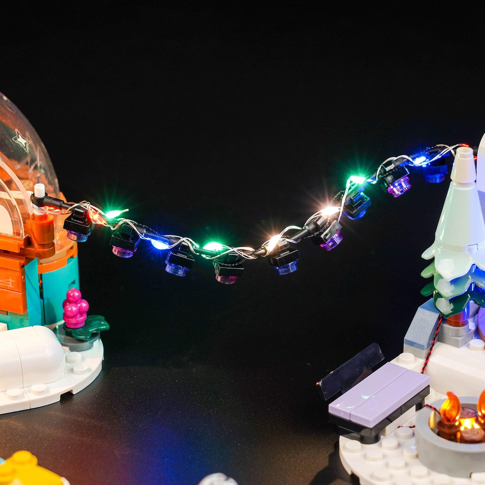 LED Lighting Kit for Igloo Holiday Adventure LEGO 41760 - Illuminate Aurora Beauty with Friends | Perfect for LEGO Displays, Nighttime Play & Winter-Themed Decorations