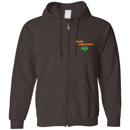 Loyaltown Zip-Up Hoodie for Men & Women - Comfortable Fleece Pullover with Front Pockets - Perfect for Casual Wear, Gym, and Outdoor Activities