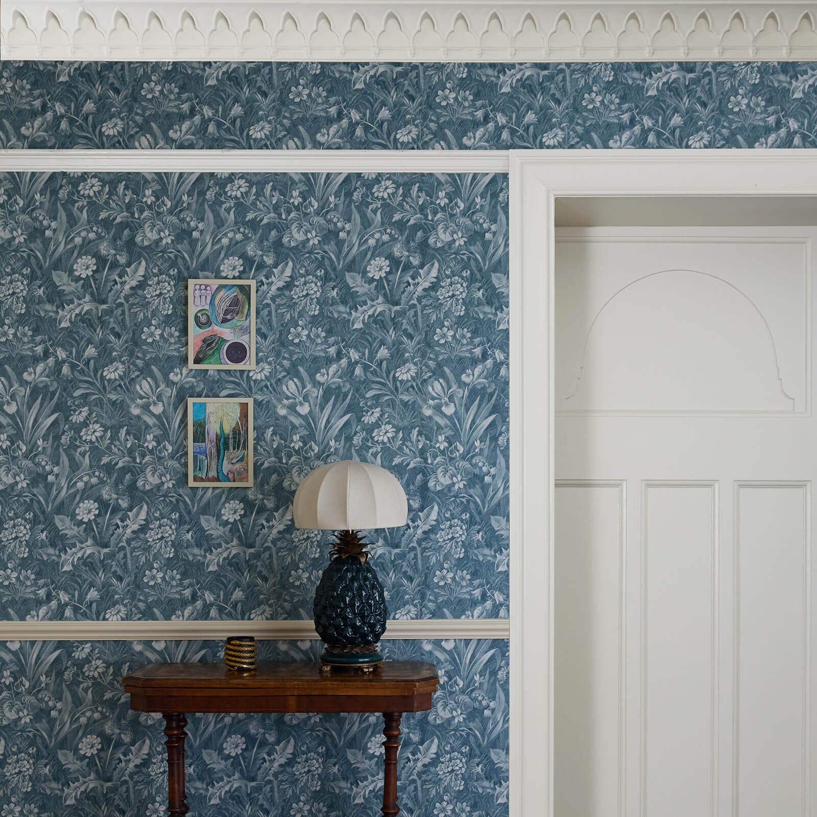 BELTANE Wallpaper | Euphorbia Print | Modern Botanical Home Decor for Living Room & Bedroom