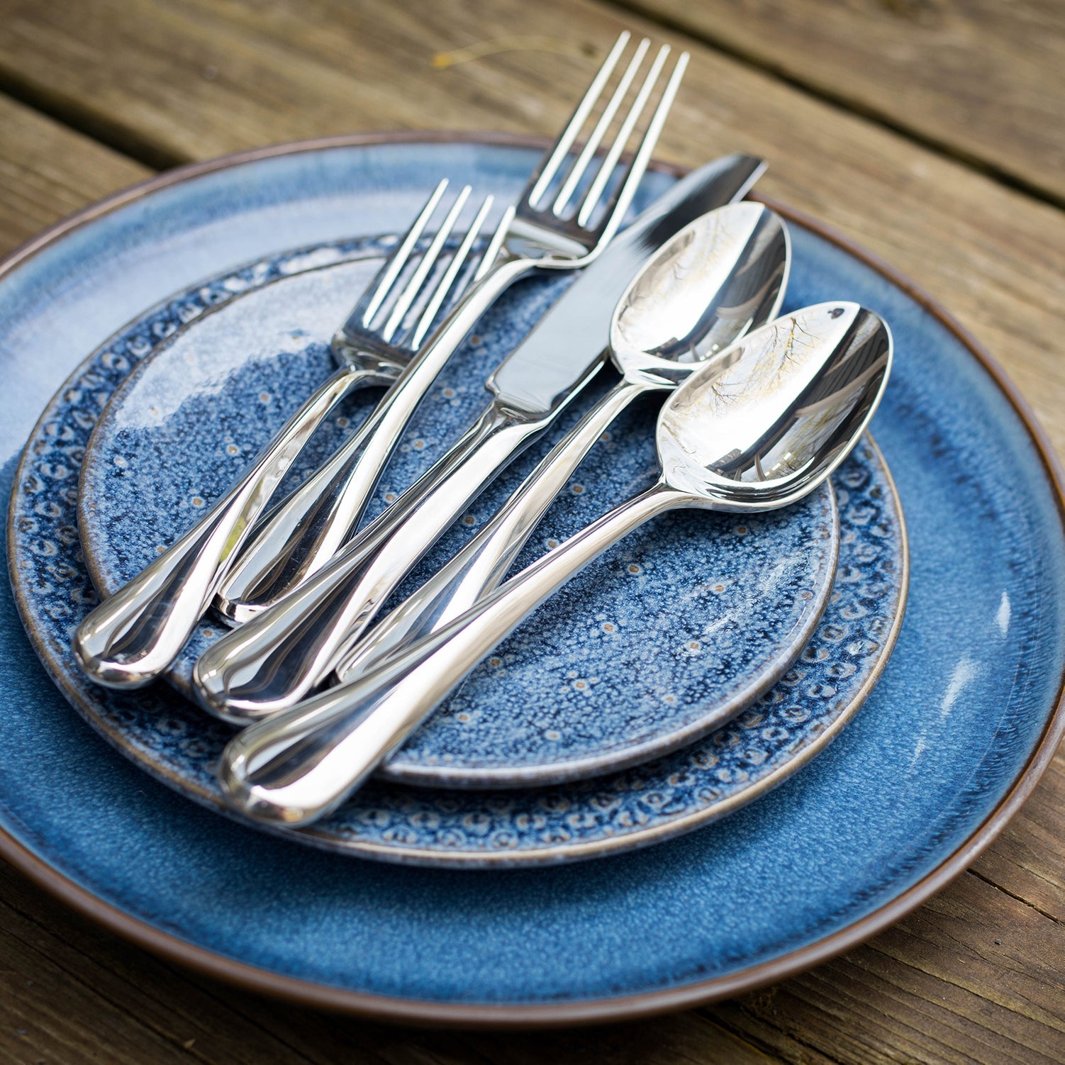 Eloquence Mirror 20-Piece Stainless Steel Flatware Set - Elegant Dining Utensils for Dinner Parties, Weddings & Home Decor