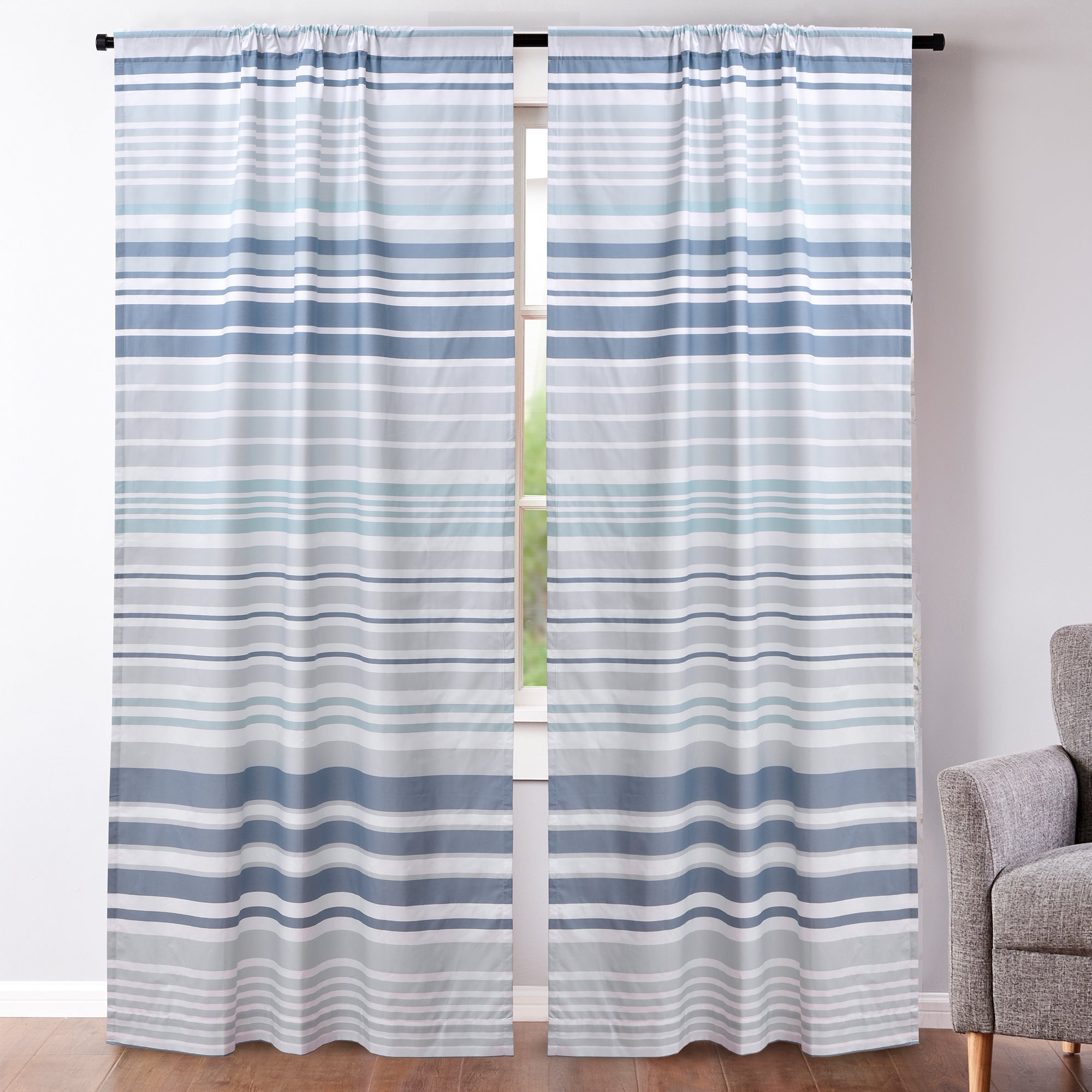 Truro Drape Panel - Premium Window Curtains for Living Room & Bedroom - Blackout & Thermal Insulated Drapes for Home Decor