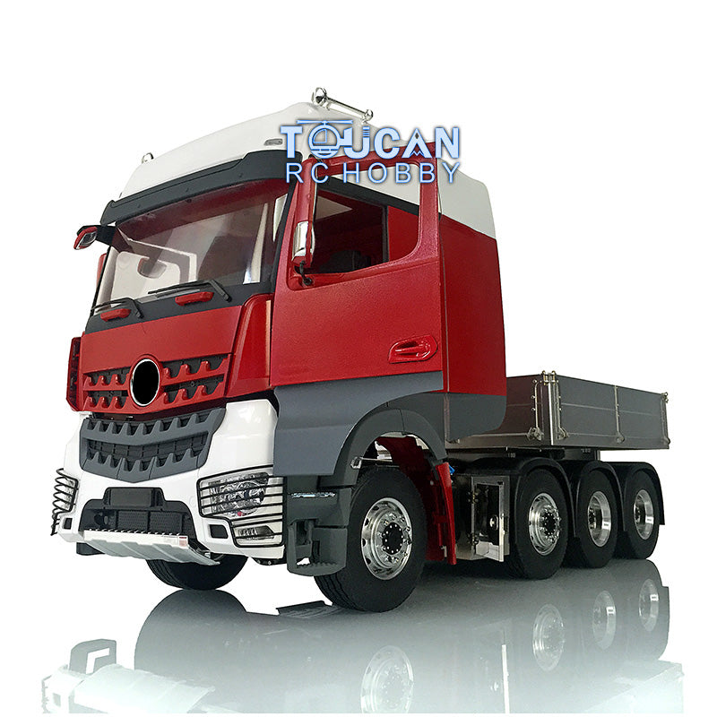 1/14 LESU 8x8 RC Metal Chassis 3-Speed Tractor Truck Model - DIY Remote Control Cabin with Motor & Servo (ESC Optional) - Perfect for Off-Road Adventures, RC Hobbyists and Collectors