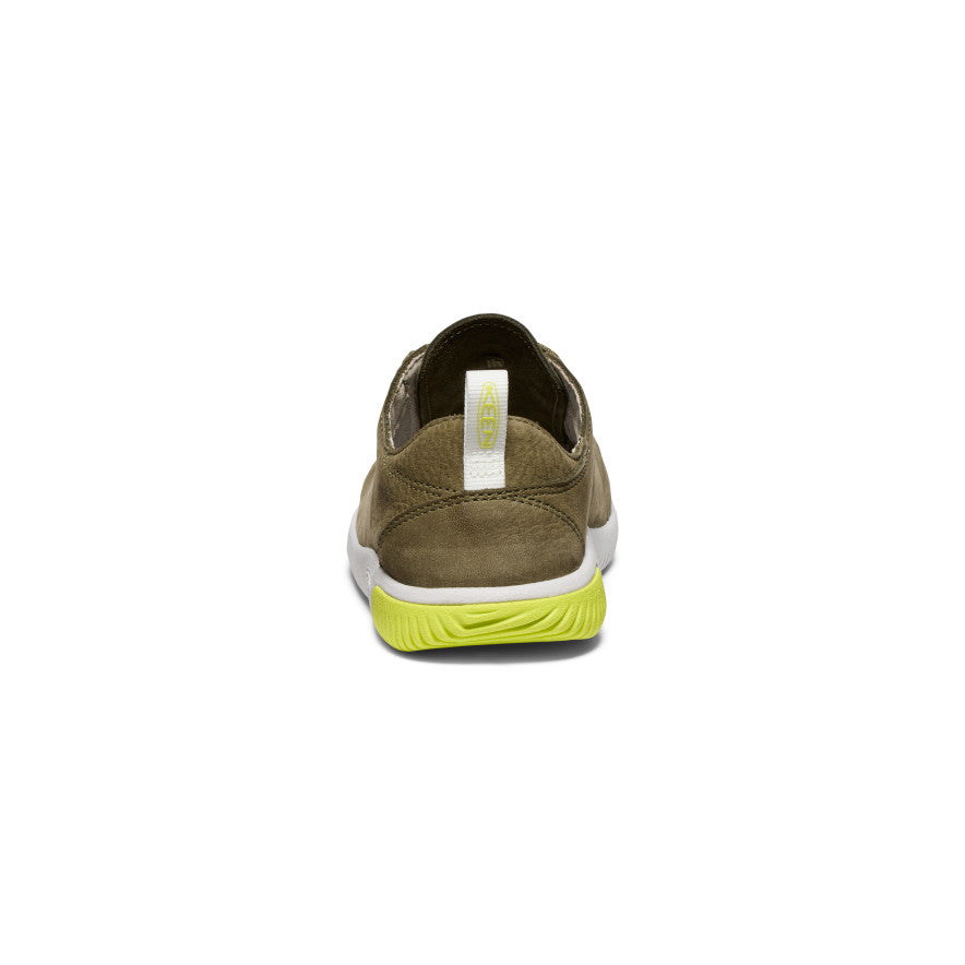 KNX Leather Sneakers for Big Kids - Martini Olive/Evening Primrose Color | Comfortable School Shoes & Casual Everyday Wear