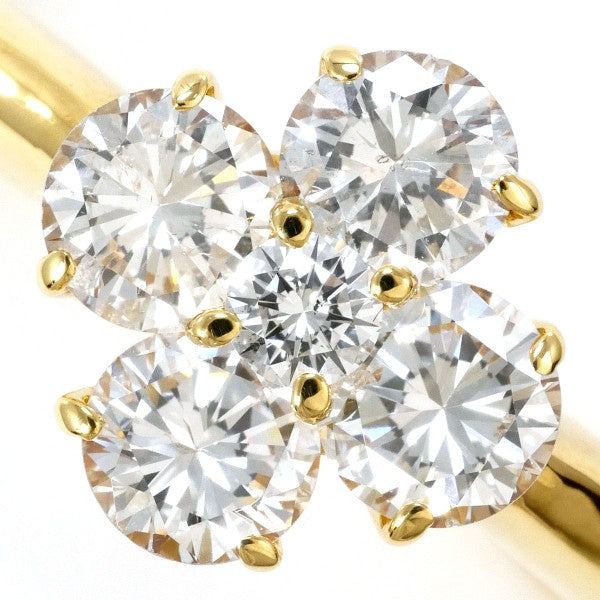 18K Yellow Gold Diamond Ring for Women - Elegant Solitaire Engagement & Wedding Band - Perfect for Proposals, Anniversaries, and Special Occasions