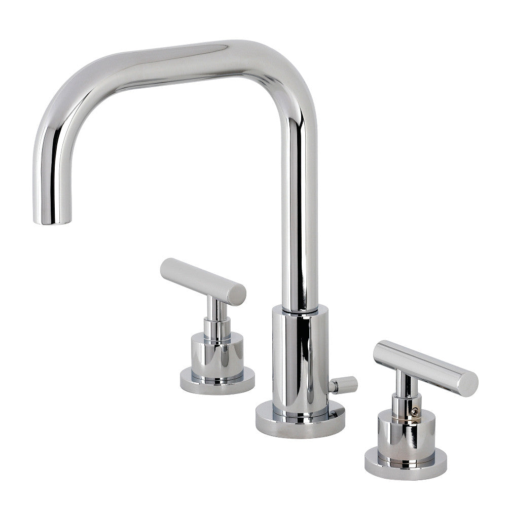 Kingston Brass FSC8939CML Manhattan Widespread Bathroom Faucet with Pop-Up Drain - Elegant 8