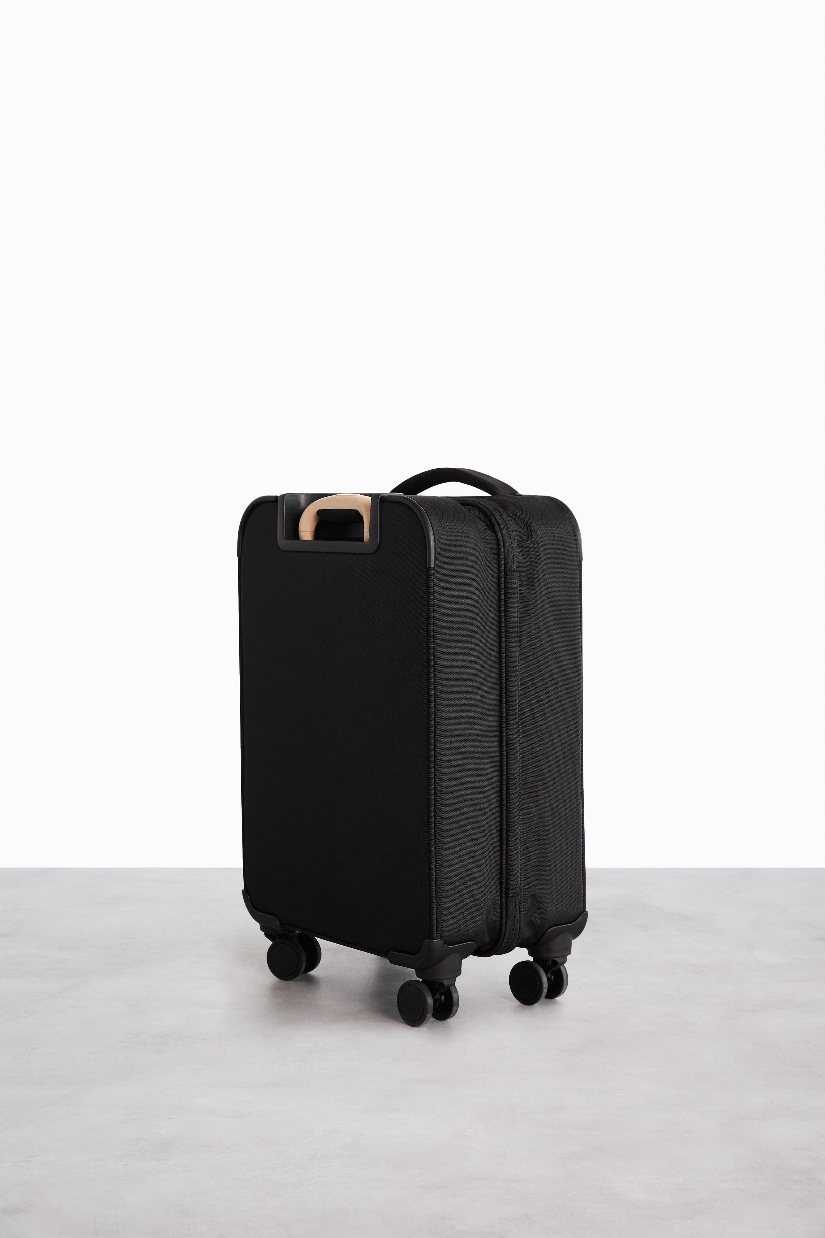 Best Soft-Sided Collapsible Carry-On Luggage with Wheels - Lightweight Black Travel Suitcase for Airplane, Business Trips & Weekend Getaways