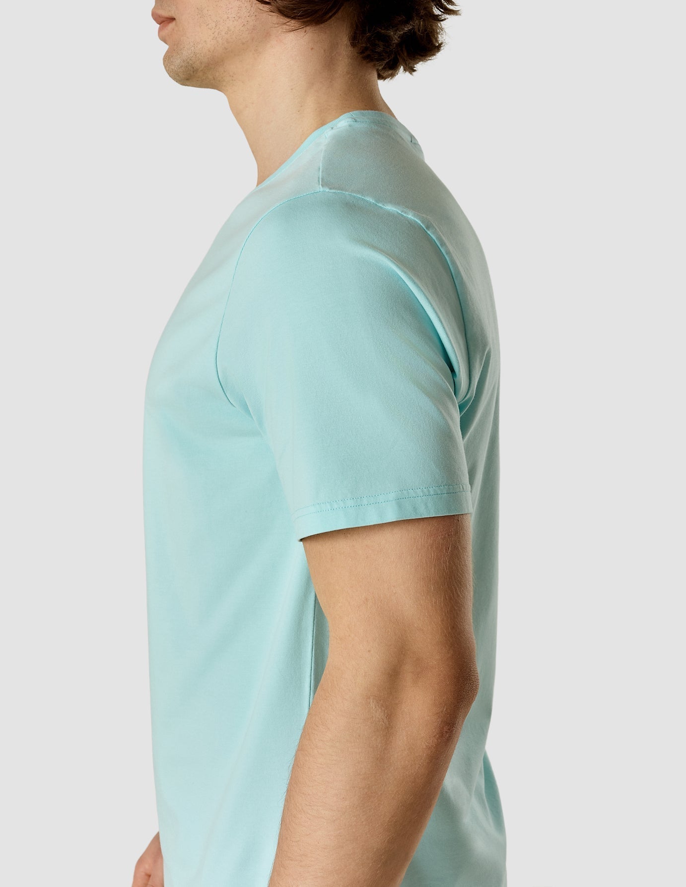 Premium Supima Cotton T-Shirt for Men - Soft, Breathable & Durable Aqua Blue Tee - Perfect for Casual Wear, Gym & Everyday Comfort