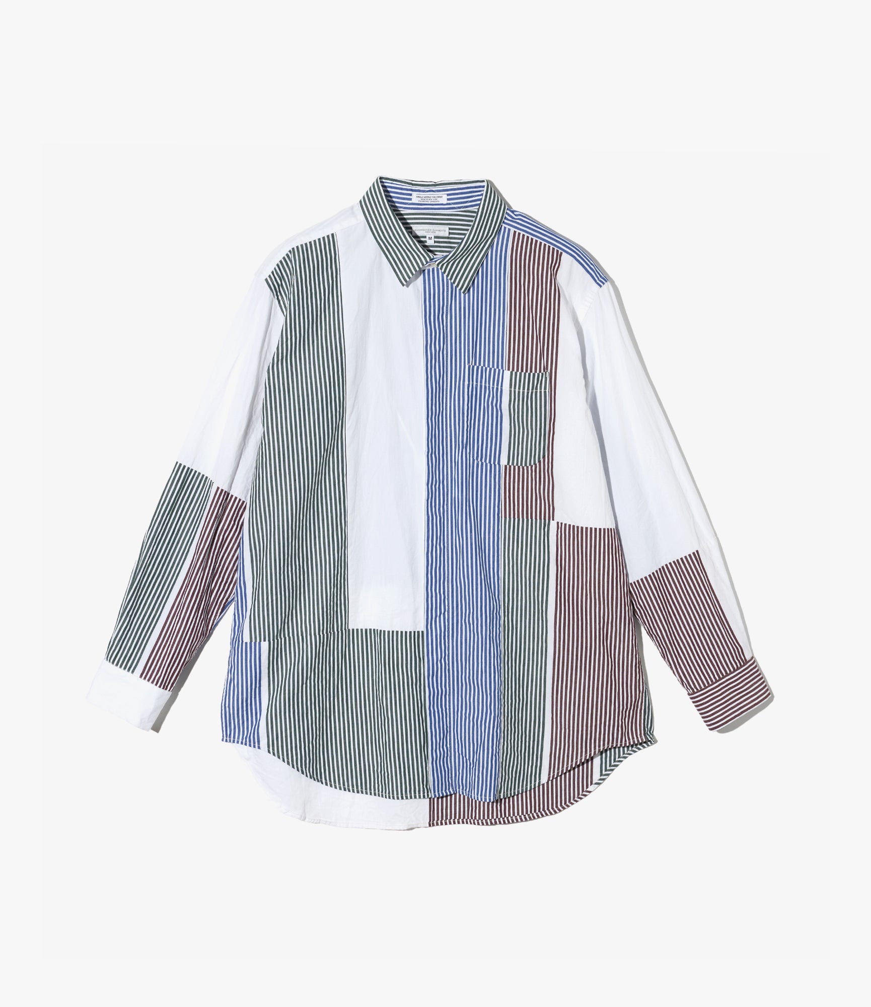 Men's Casual Short Sleeve Collar Shirt - Multicolor Striped Pattern for Summer Wear, Office & Outdoor Activities