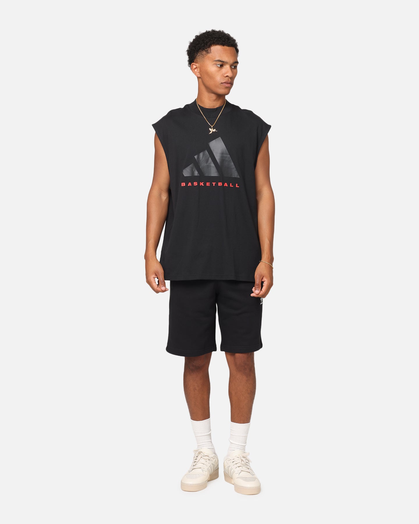 Adidas Men's Sleeveless Basketball Jersey - Black Performance Shirt for Training & Streetwear