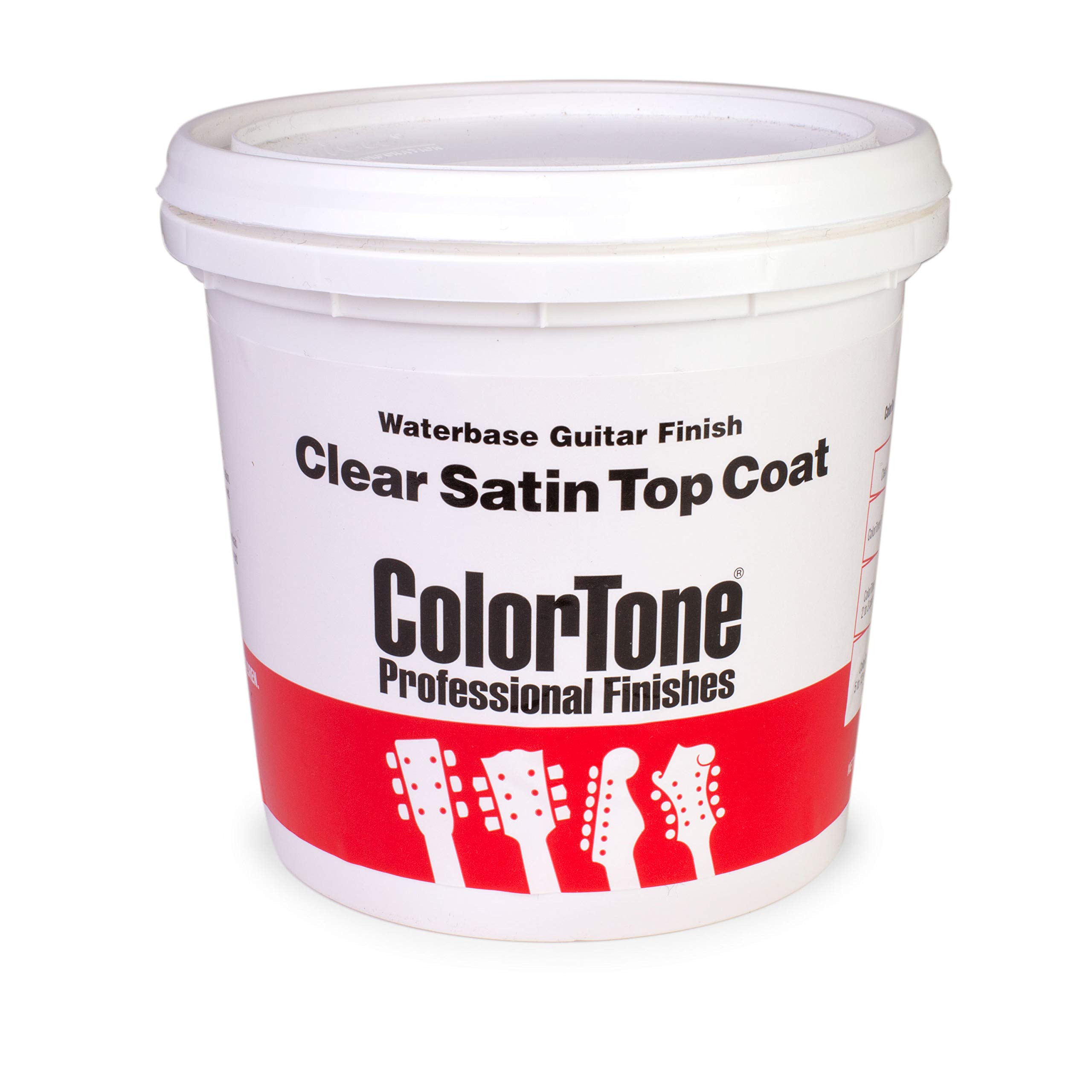 ColorTone Water-Based Guitar Finish - Satin Top Coat for Acoustic & Electric Guitars - 32 oz Professional Wood Sealer - Perfect for DIY Guitar Building & Repair Projects