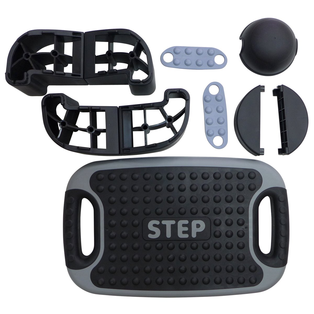 5-in-1 Multi-Function Aerobic Step Platform - Adjustable Fitness Stepper for Home Workouts, Cardio Exercise, Step Training & Strength Training - Perfect for HIIT, Yoga & Home Gym Use