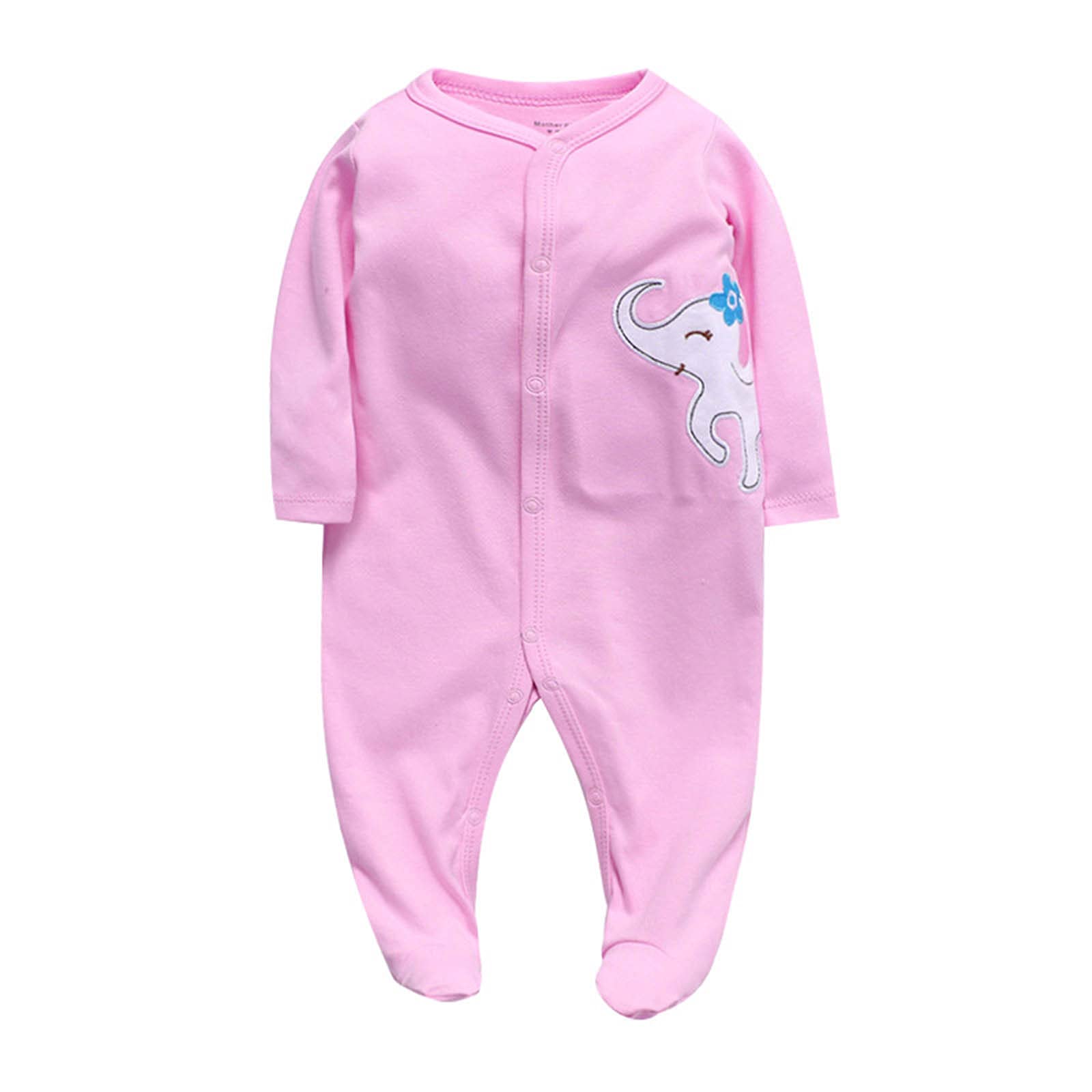 **Soft Baby Romper for Boys & Girls - Cute Cartoon Jumpsuit with Footies - Blue Infant Outfit for Playtime, Photos & Everyday Wear**