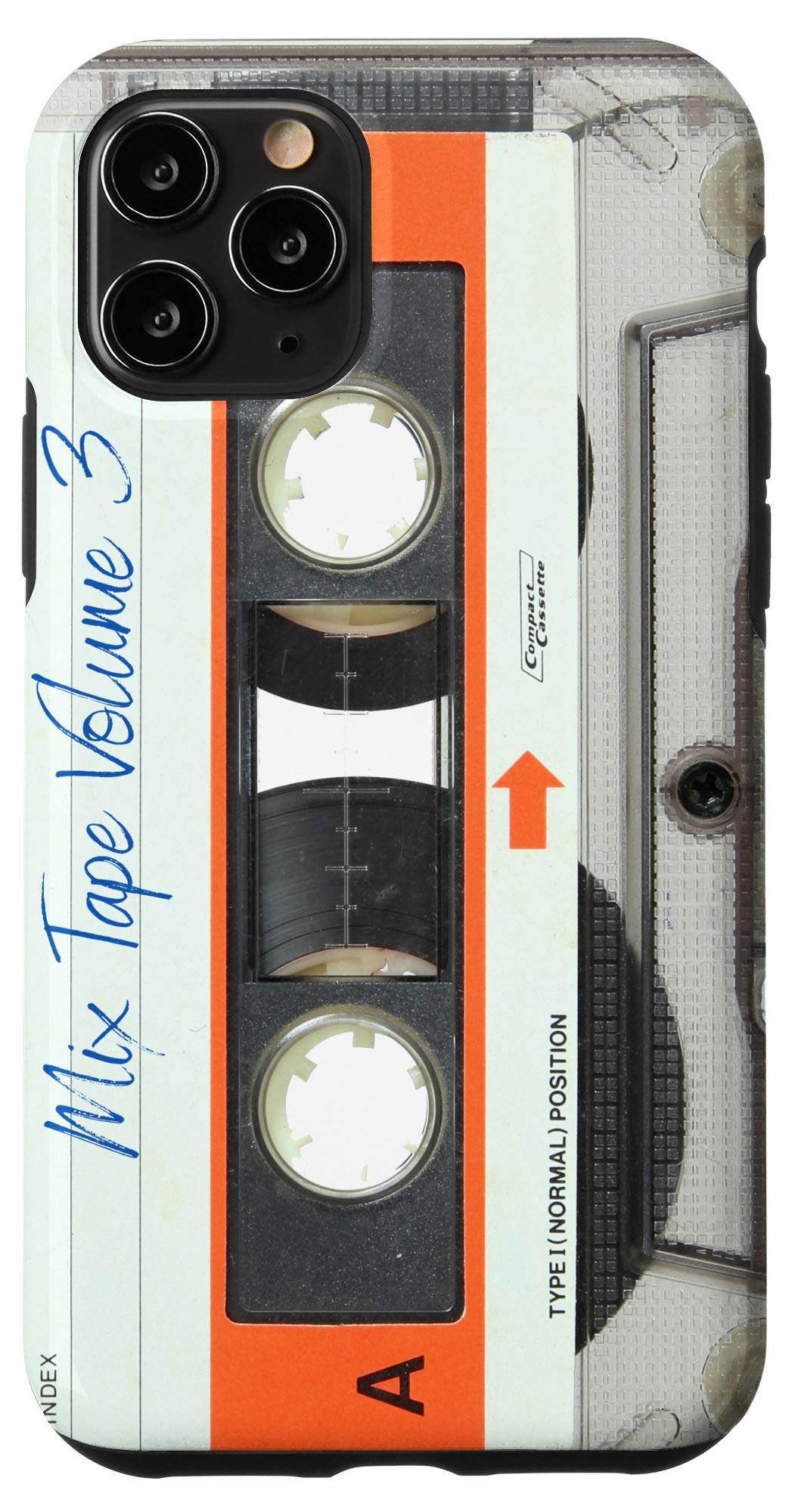 Vintage 1980s Style Cassette Phone Case for iPhone 11 Pro - Retro Design, Durable Protection for Everyday Use & Travel