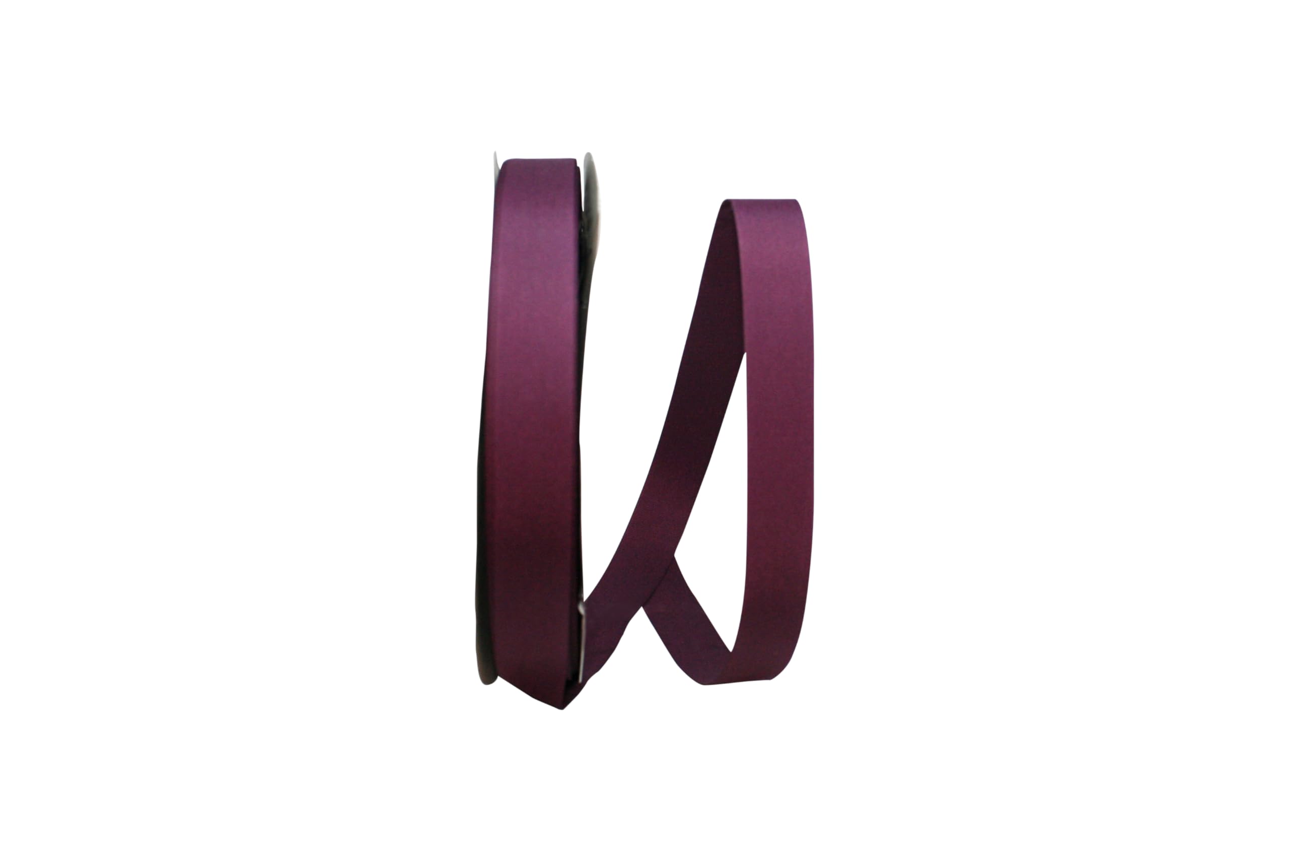 Reliant Ribbon 4144-090-05C Soliterra Taffeta Ribbon - 7/8 Inch x 100 Yards Burgundy - Perfect for Gift Wrapping, Wedding Decorations & DIY Crafts