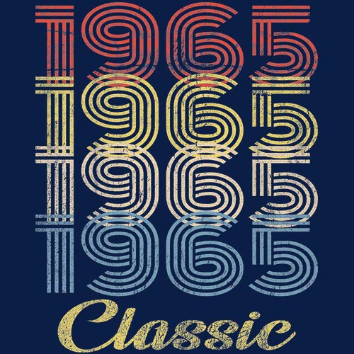 Vintage 1965 Retro 60th Birthday T-Shirt for Men - Classic Funny 60 Year Old Gift Idea - Perfect for Birthday Parties & Milestone Celebrations