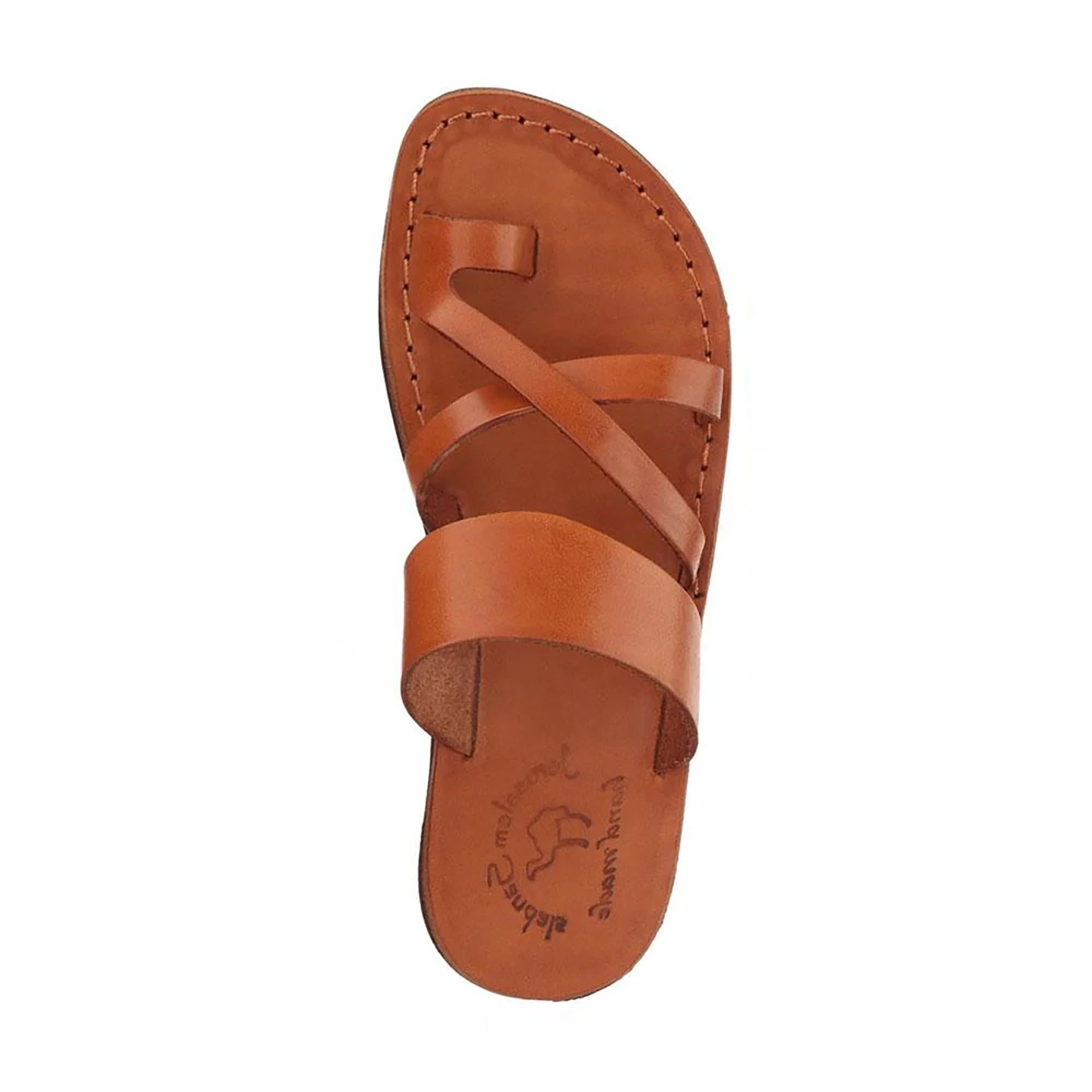 The Good Shepherd Women's Leather Toe Loop Sandals - Comfortable Boho Chic Flip Flops for Beach, Vacation & Summer Outfits