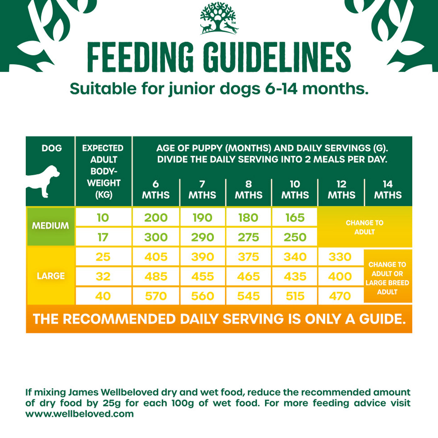 James Wellbeloved Turkey & Rice Junior Dog Food 2KG - Premium Dry Puppy Food for Small & Medium Breeds - Ideal for Growing Dogs, Training Treats & Daily Nutrition
