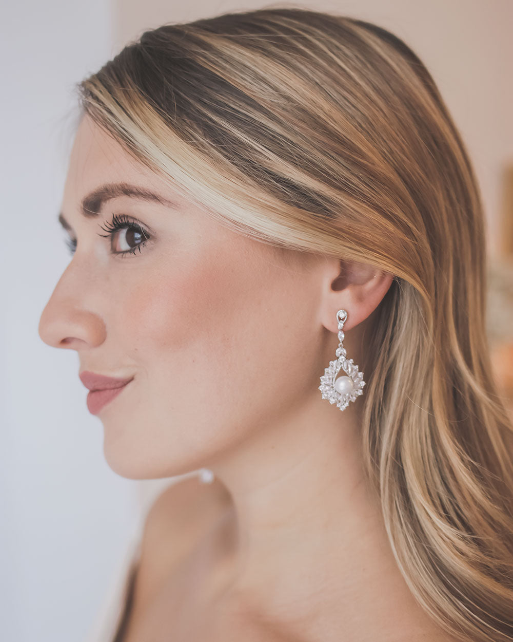 Avery Pearl Statement Earrings for Women – Elegant Dangle Drop Earrings for Wedding, Party & Evening Wear | Hypoallergenic & Lightweight Fashion Jewelry