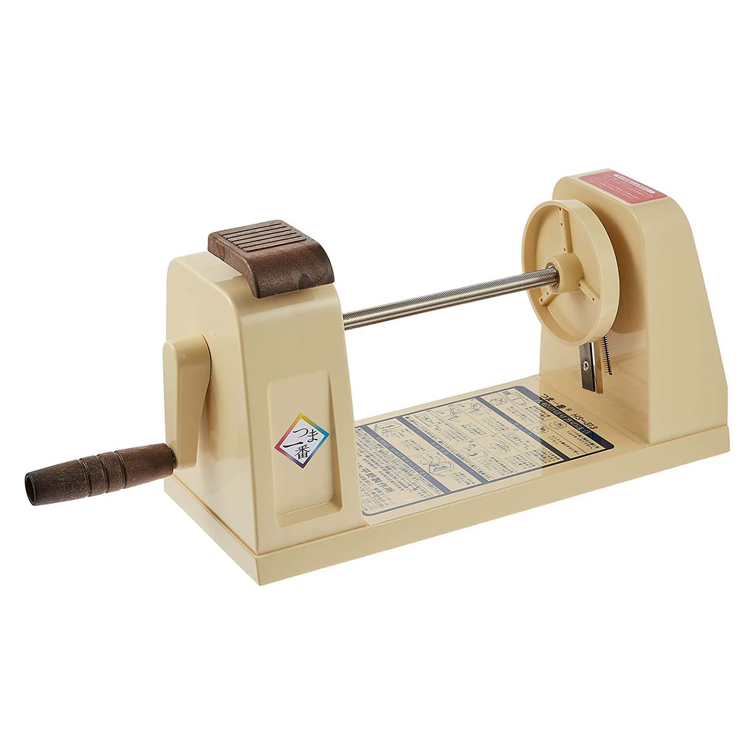 Hirano Premium Plastic Tsuma Ichiban Vegetable Turning Slicer - Perfect for Sushi, Garnishes & Japanese Cuisine Prep