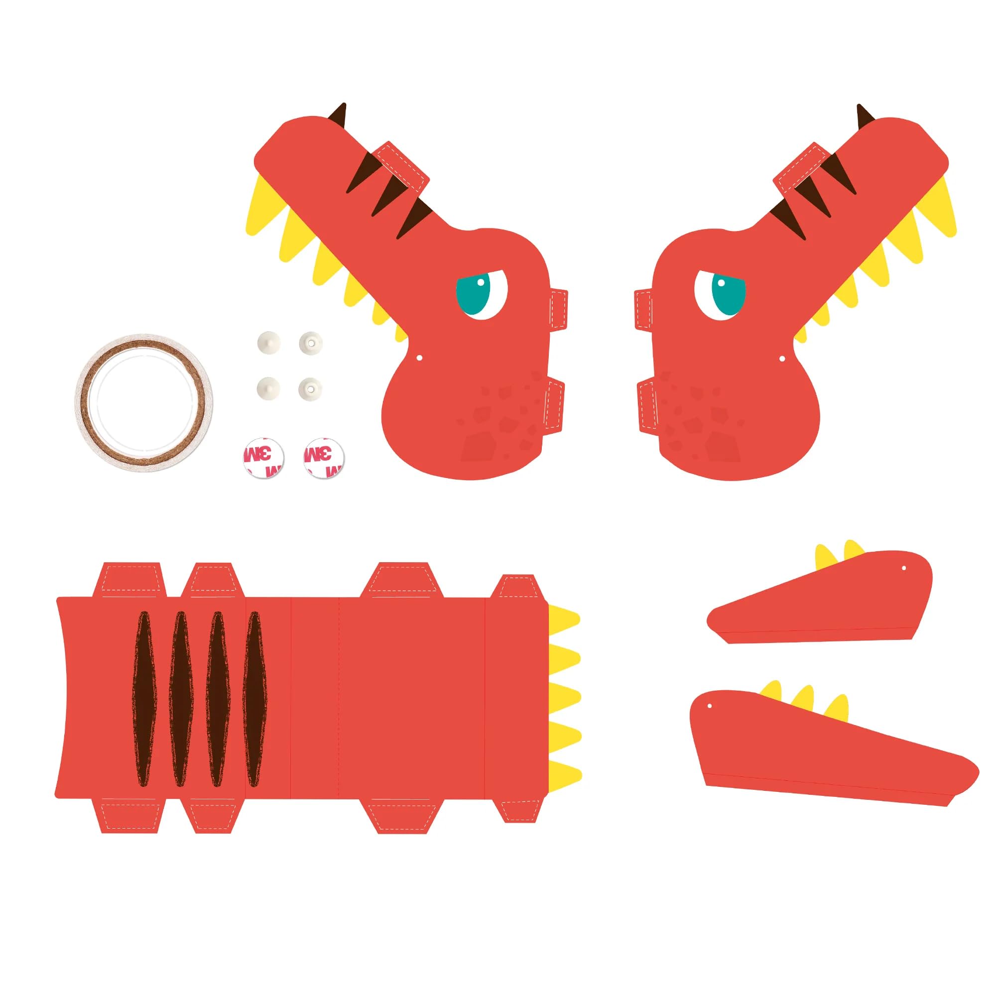 Magic Dragon Dress Up Costume for Kids Fantasy Play