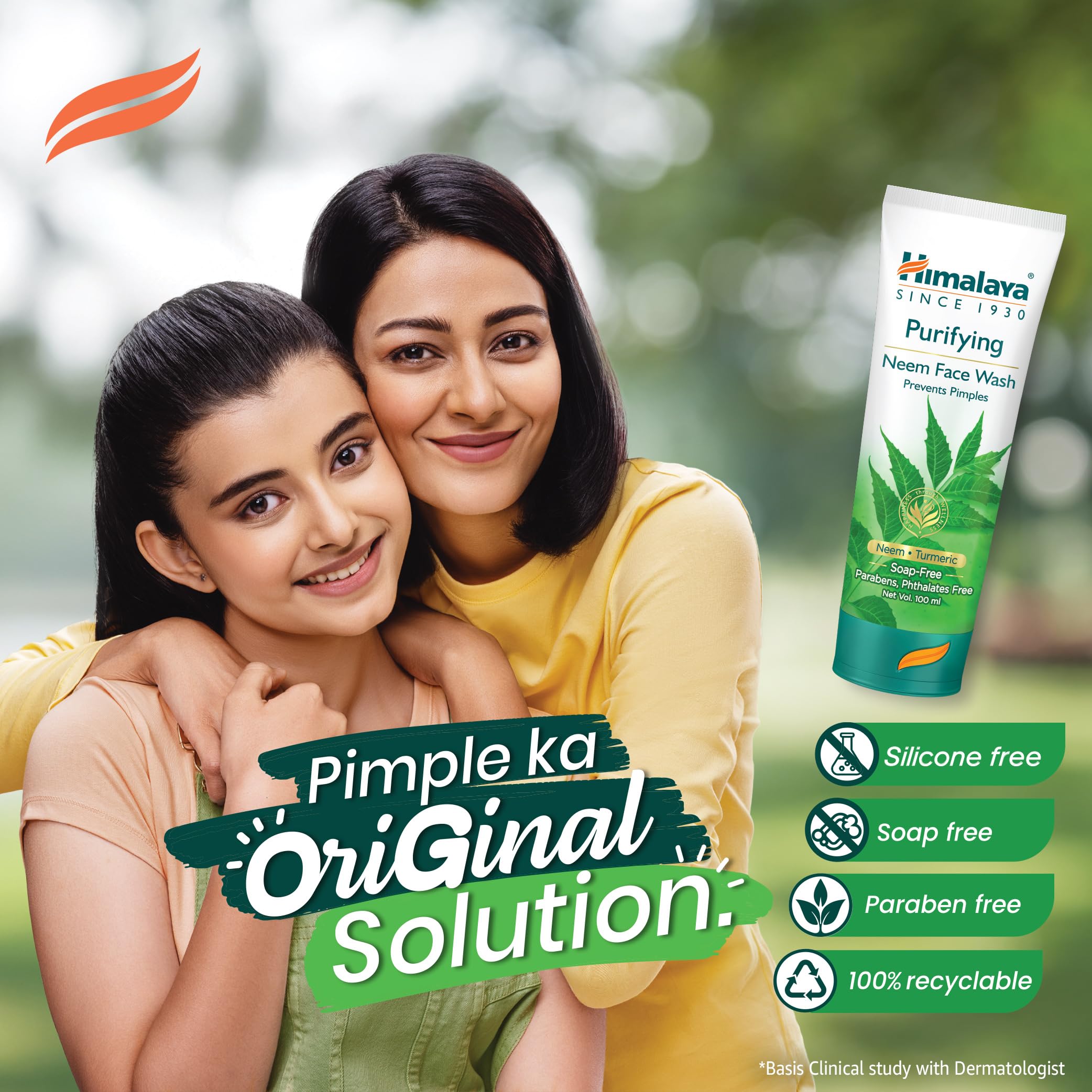 Himalaya Herbals Purifying Neem Face Wash 300ml - Deep Cleansing for Acne & Oily Skin - Natural Ayurvedic Formula - Perfect for Daily Skincare Routine & Travel